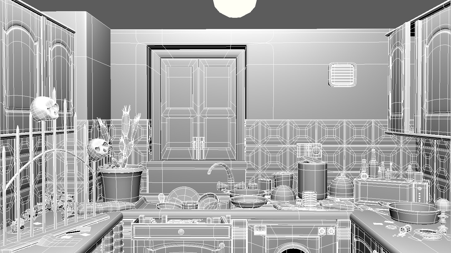Jts Easwar Pradeep 3d Haunted Kitchen