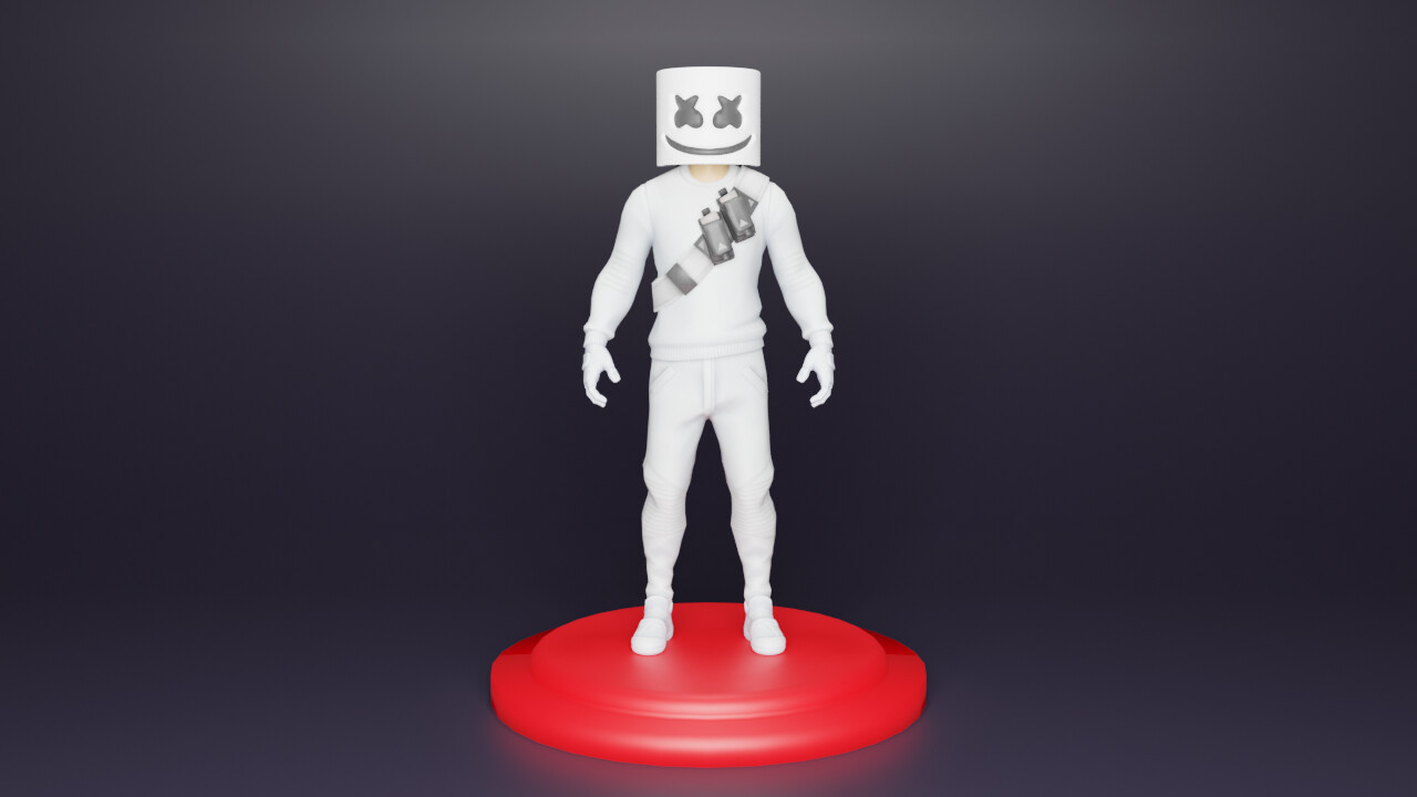 Fortnite marshmello top action figure