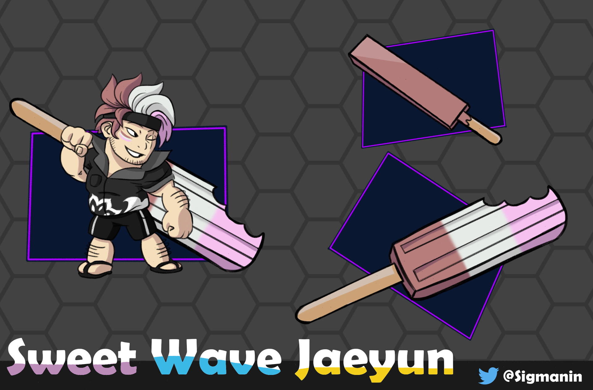 Artstation Sweet Wave Jaeyun Skin Concept