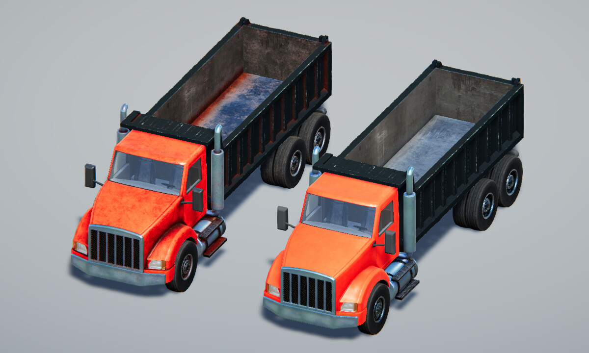 https://assetstore.unity.com/packages/templates/systems/dump-truck-controller-heavy-machinery-174975?aid=1101l44FM