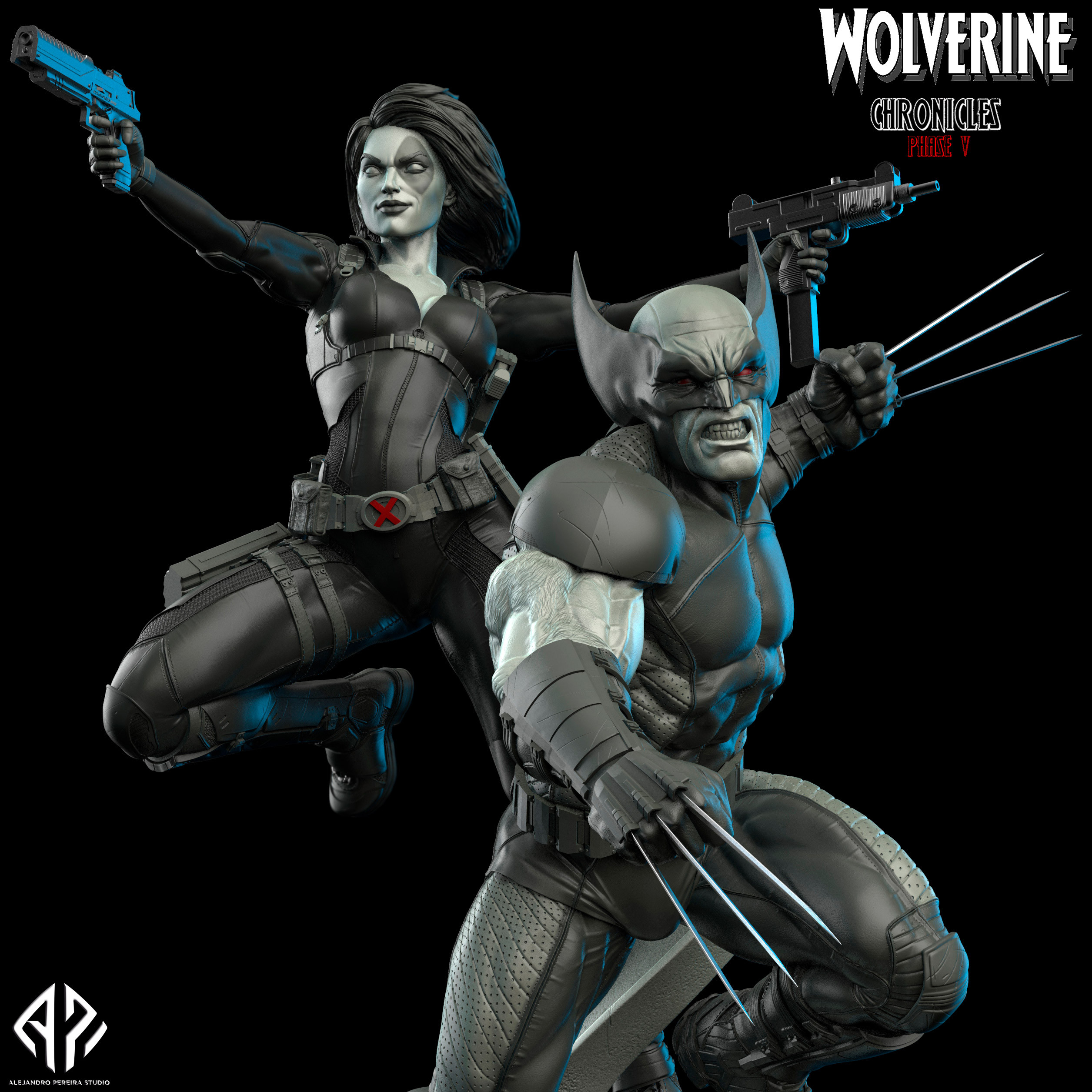 Artstation Phase 5 X Force Wolverine Domino Alejandro Pereira Artstation Phase 5 X Force Wolverine Domino Alejandro Pereira