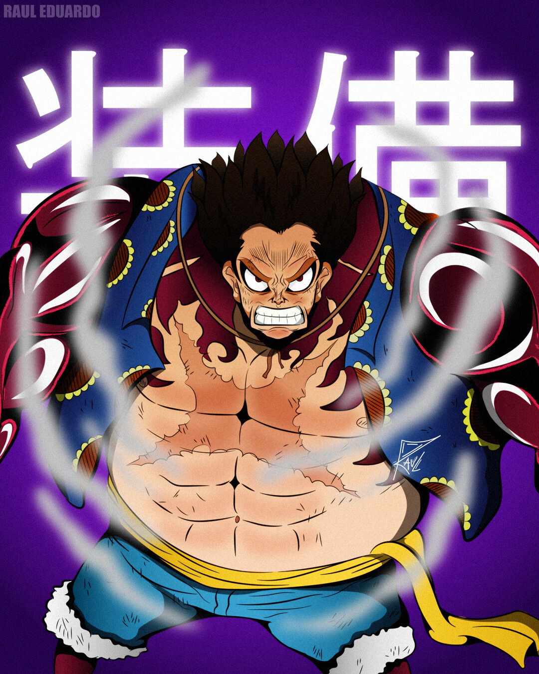 Gear 4 Luffy by Pabloisimo on Newgrounds
