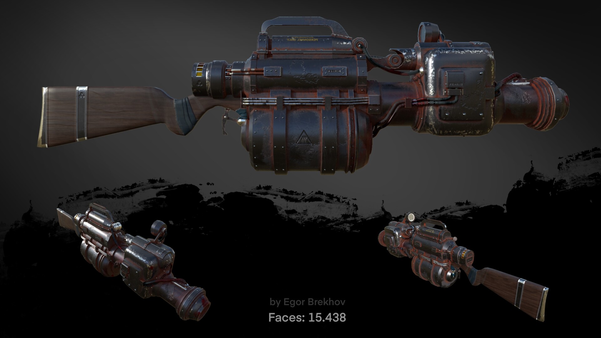ArtStation Railway rifle