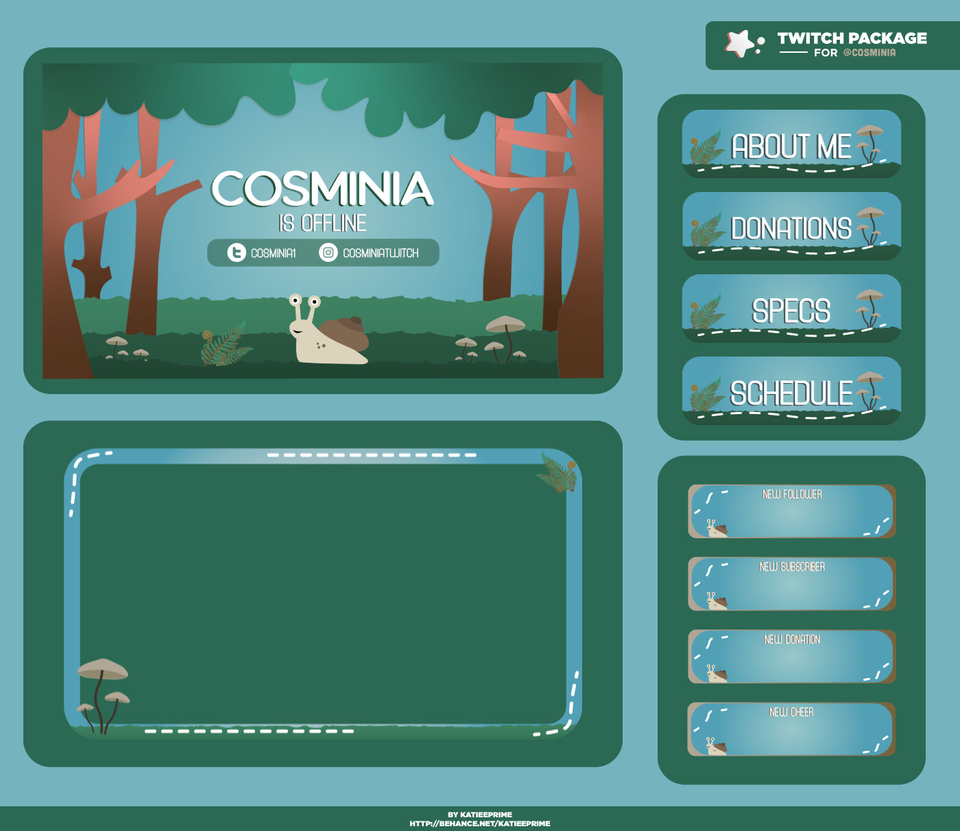 Artstation Twitch Streamer Packages Katie Nguyen