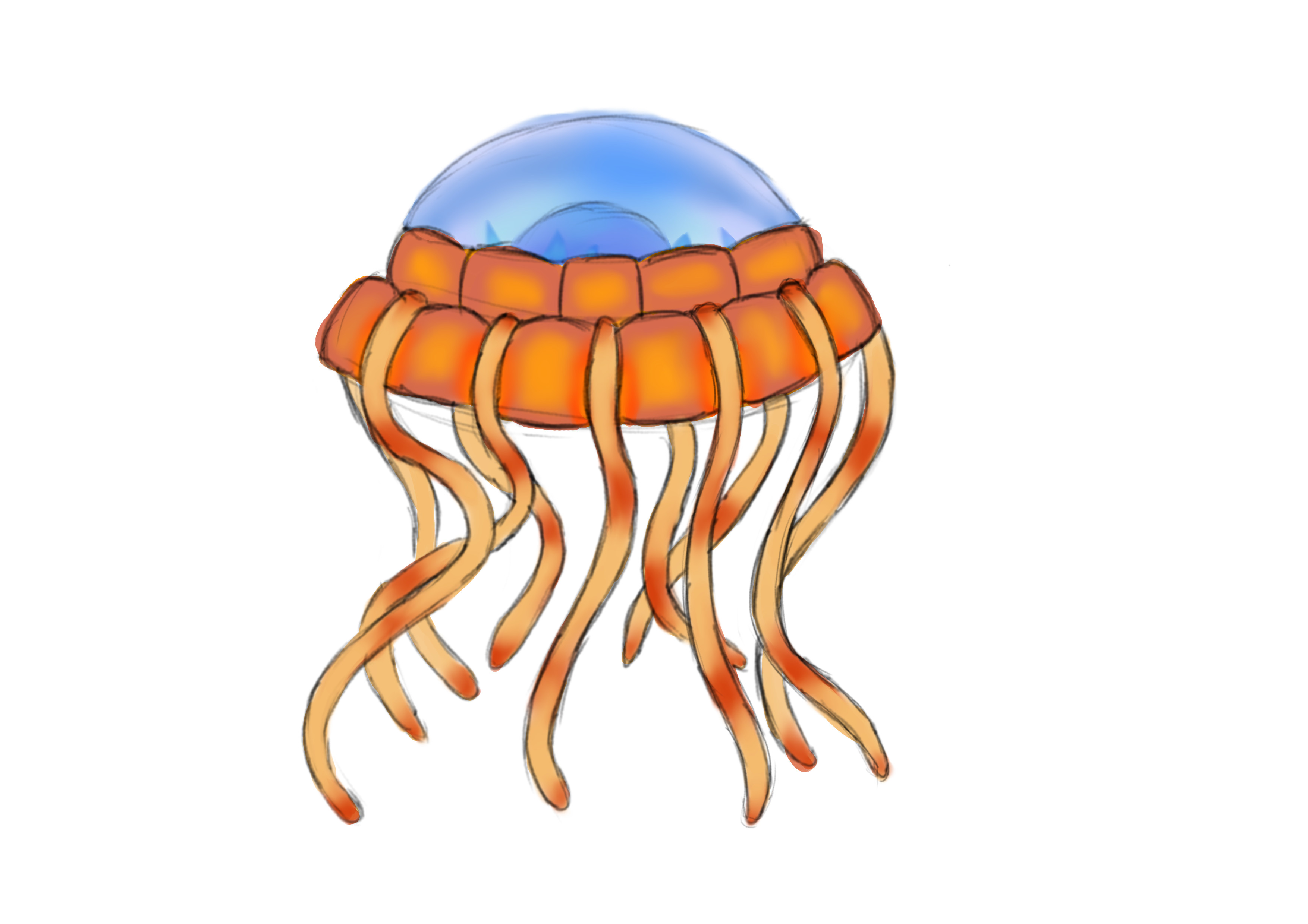 Alarm jellyfish concept