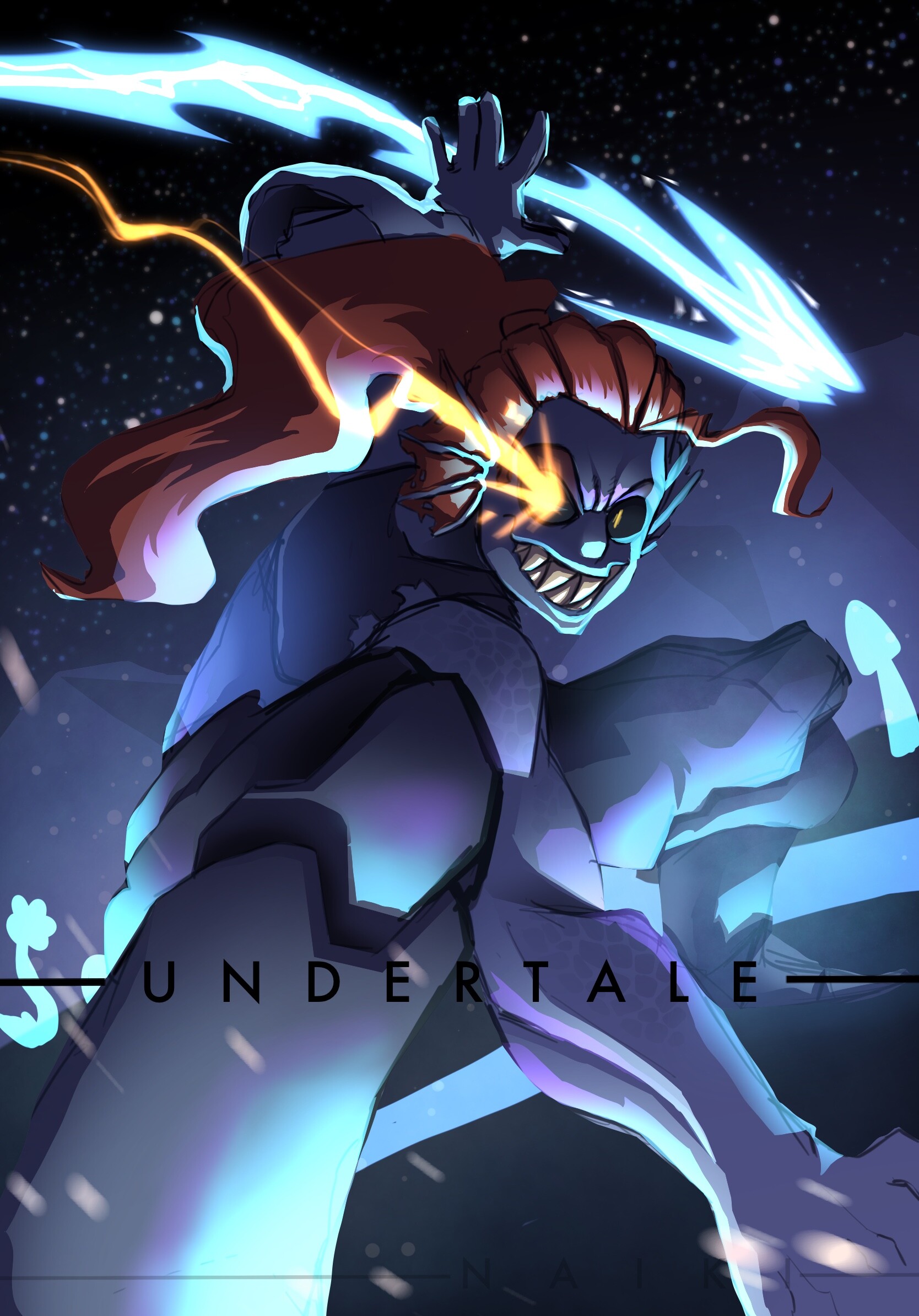 Artstation Undertale Fanart Undyne The Undying Naiki Teinauri