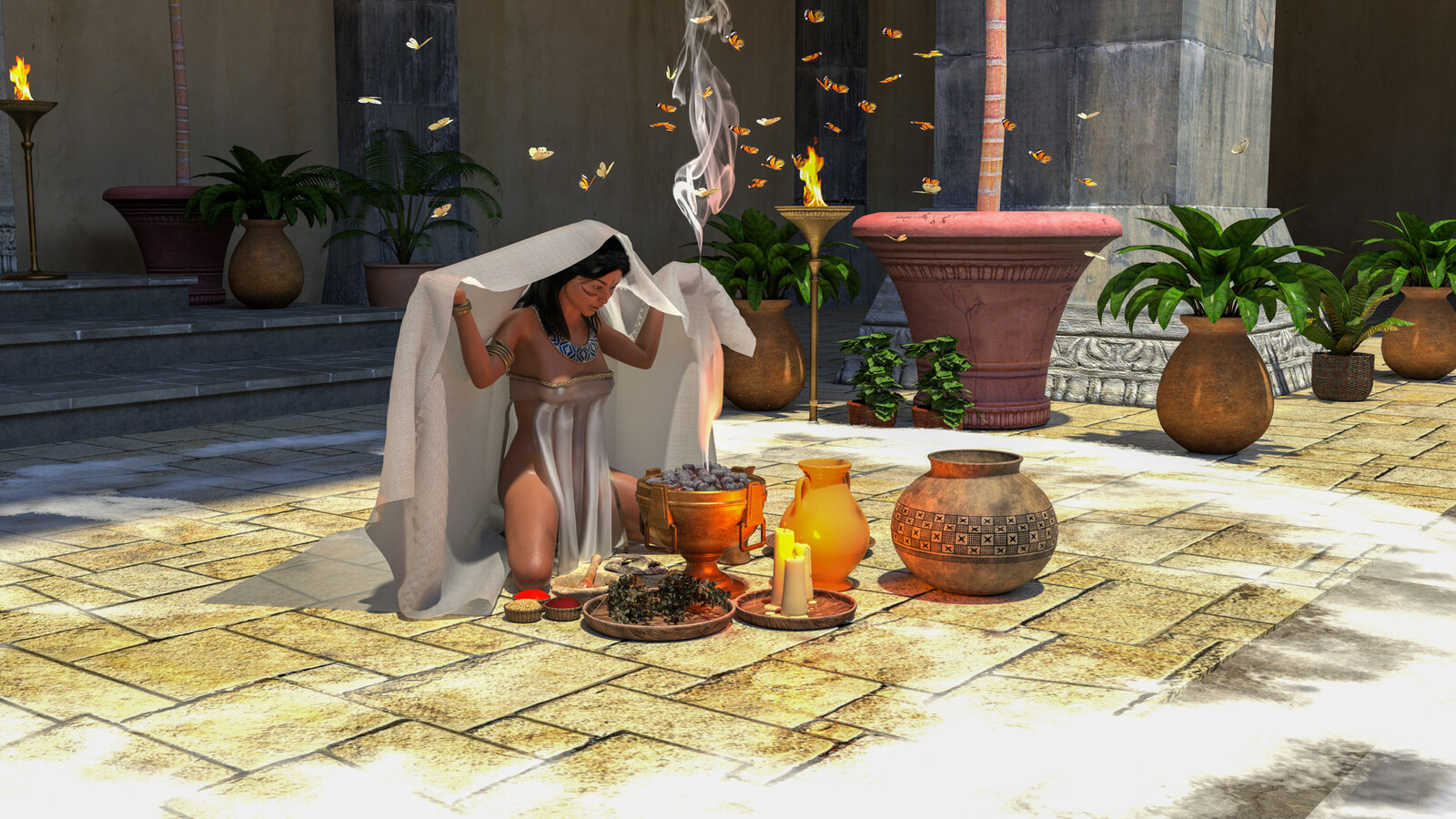 Temple Servant