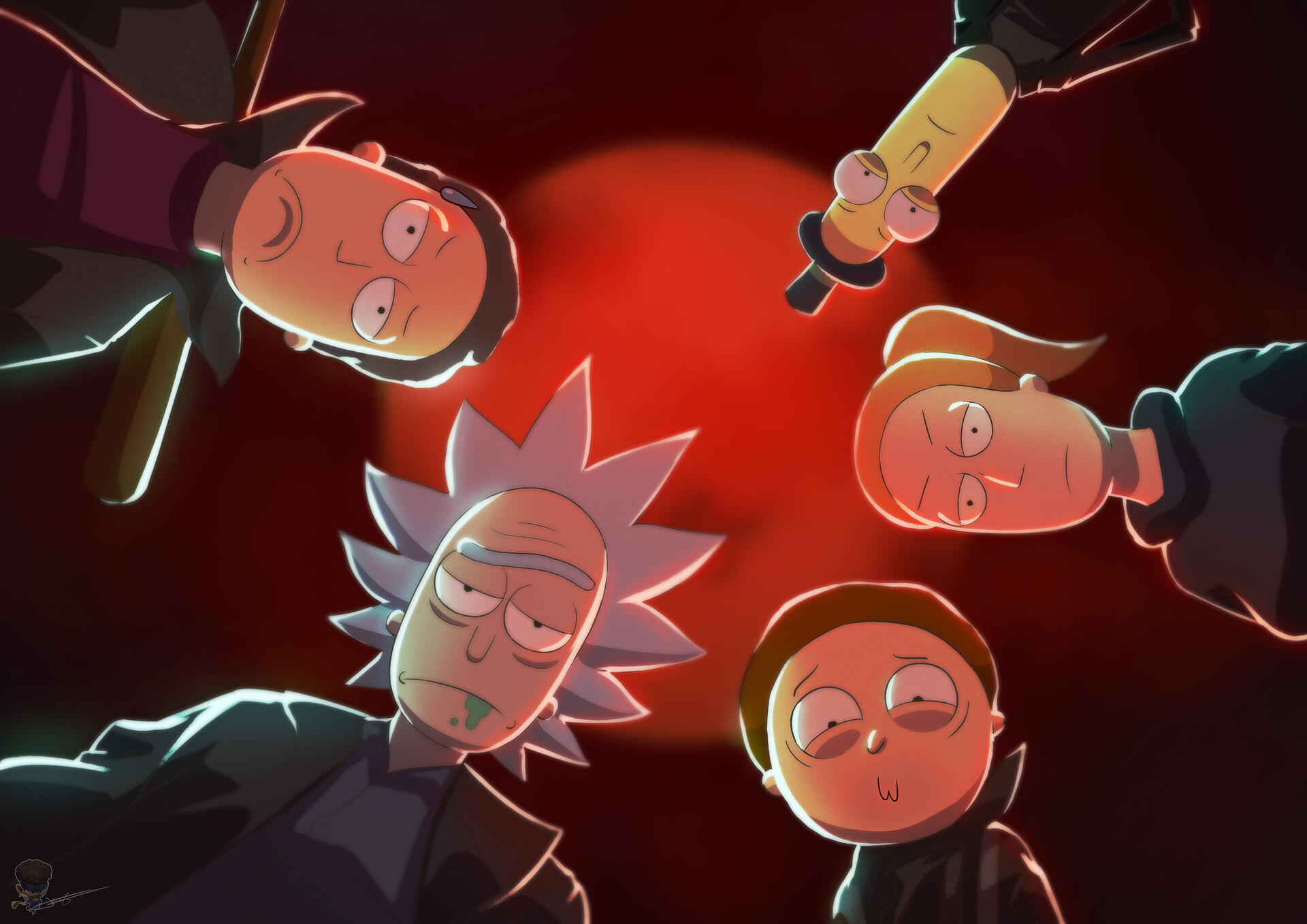ArtStation - Rick and Morty Style fuse Breaking Bad and The Boys