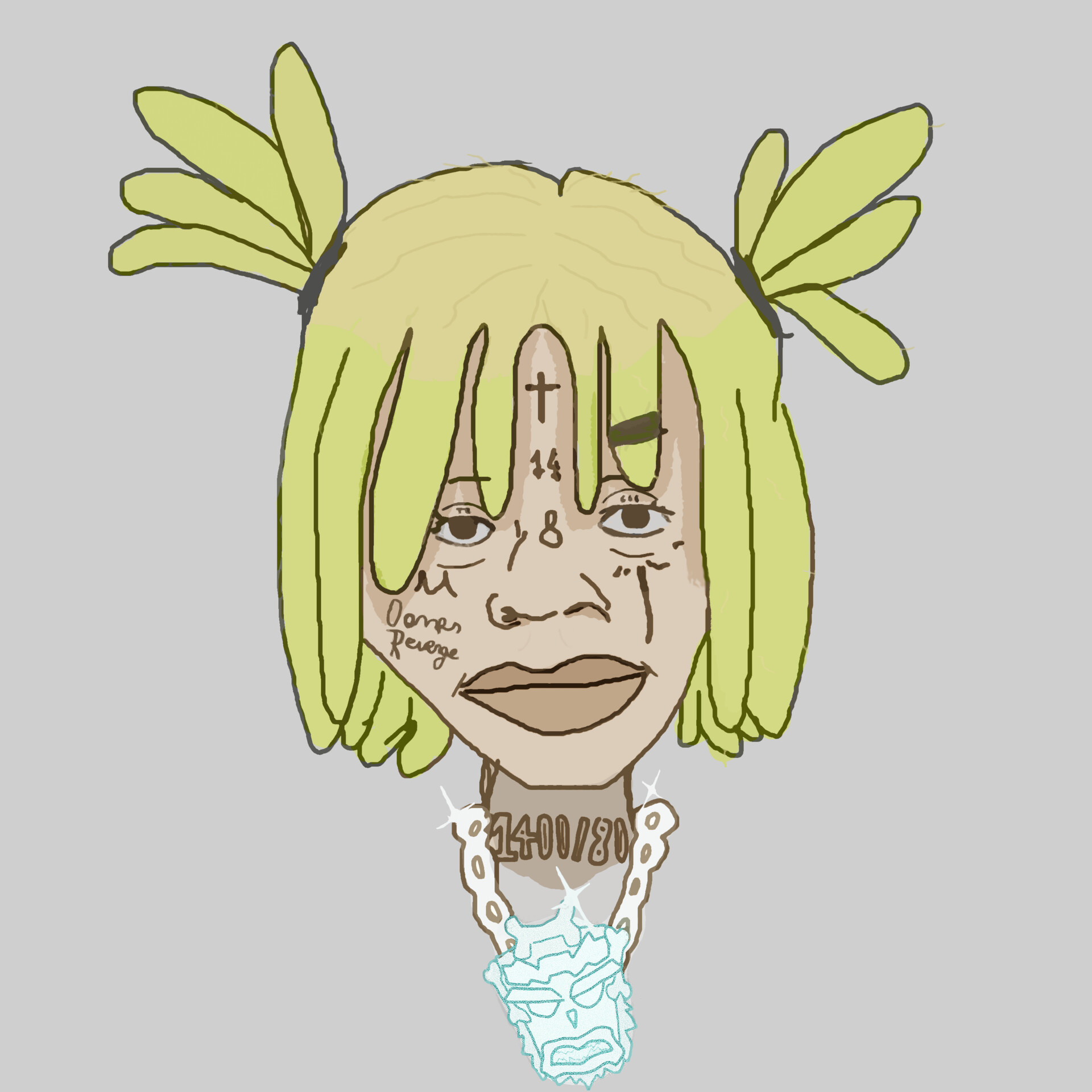 Artstation Trippie Redd Draw Sketch Portrait Aub Art