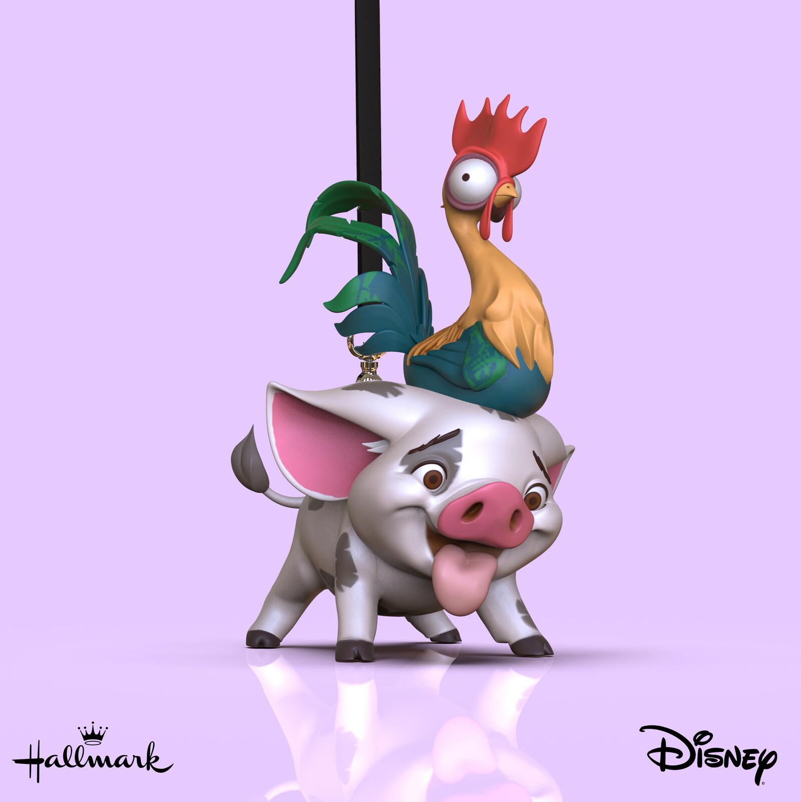 Hallmark's Pua and Hei Hei Ornament (2020 release) 