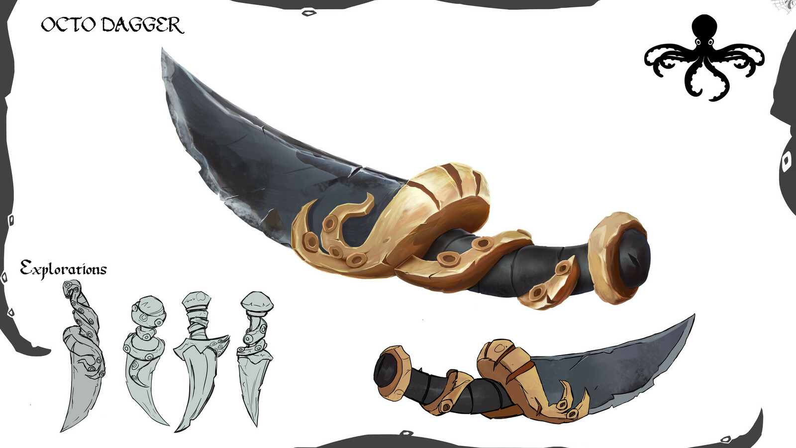 Three of the Tentacles Pirate Clan.

FULL PROJECT- https://www.artstation.com/artwork/mq5Gvv