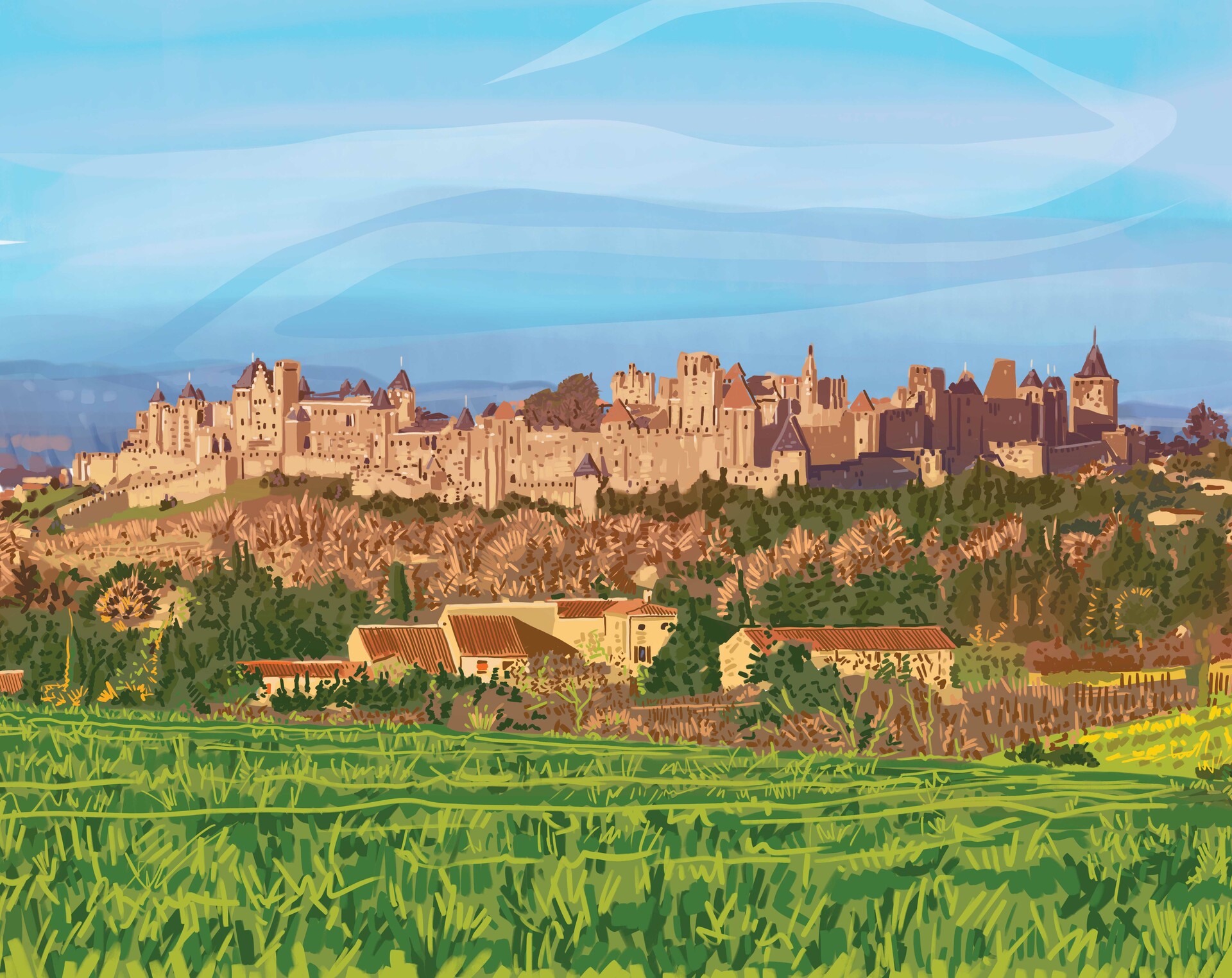 ArtStation - Carcassonne