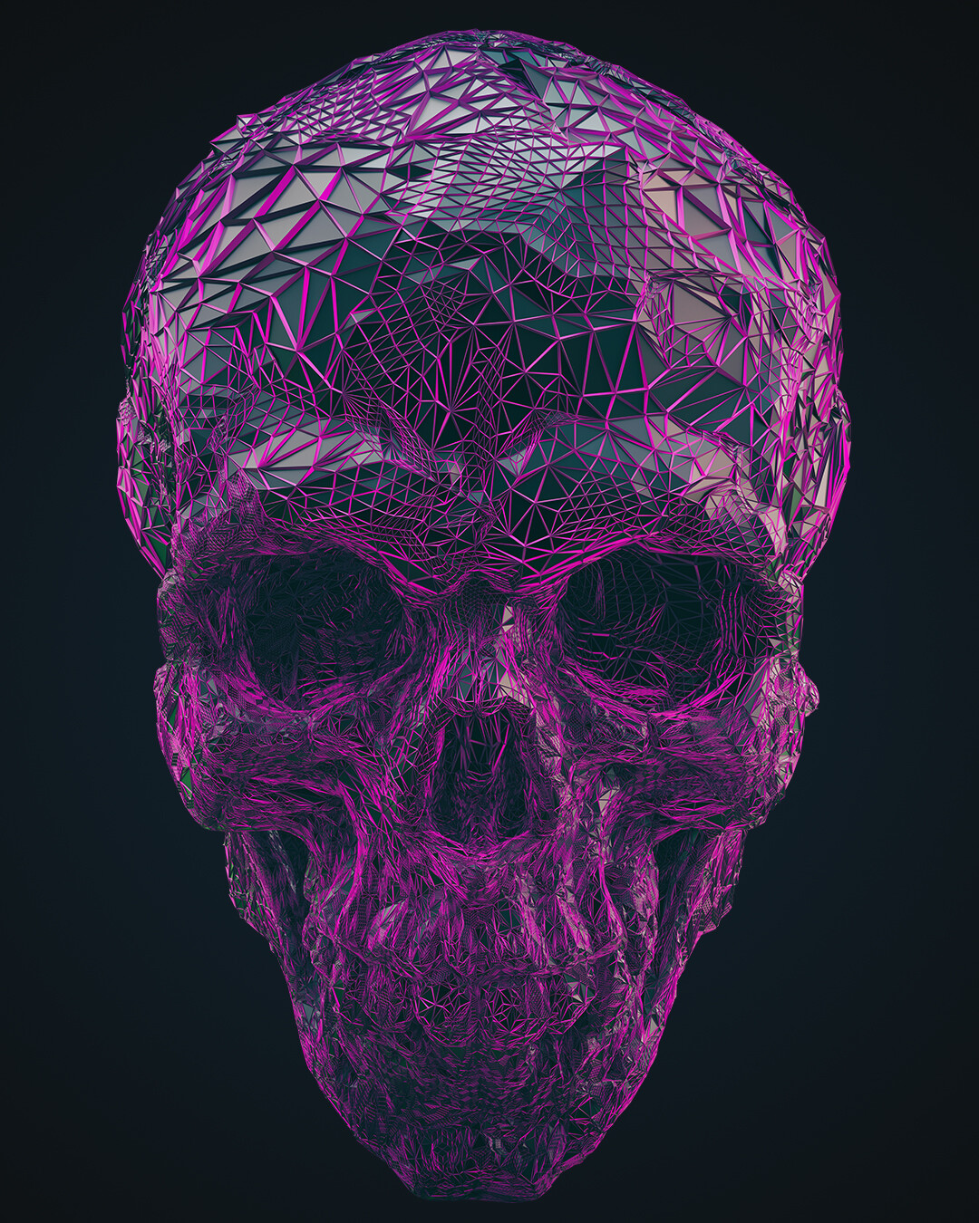 Large purple skull