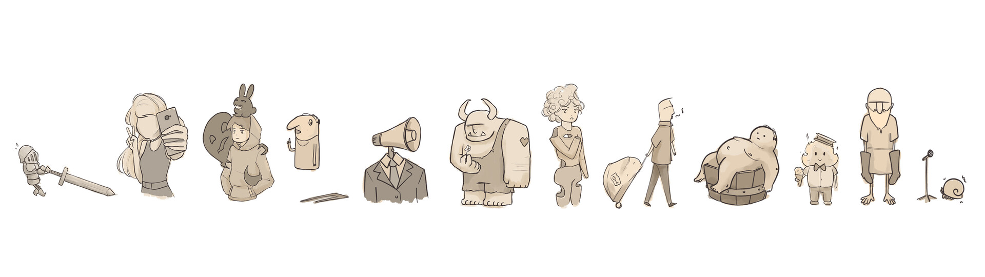ArtStation - 12 Random Characters