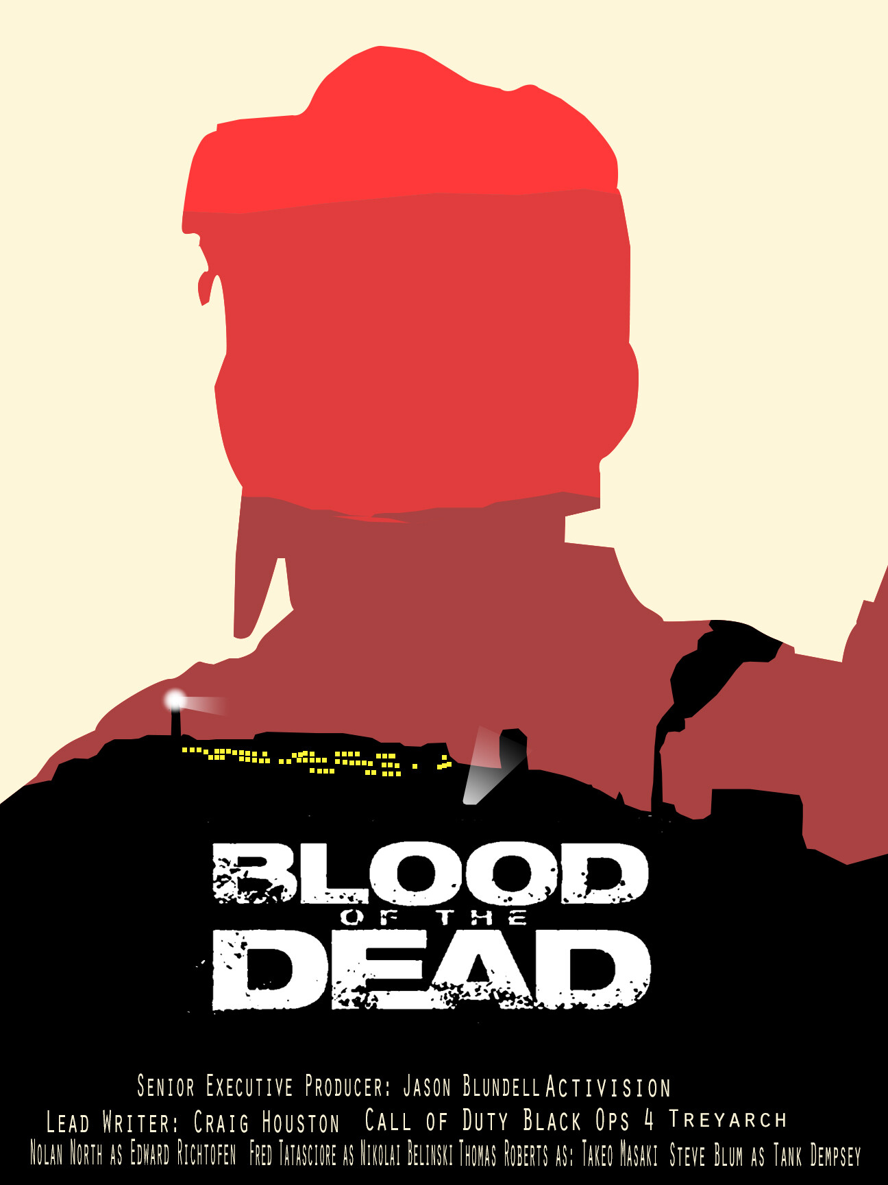 Artstation Call Of Duty Zombies Blood Of The Dead Poster Nate Andert