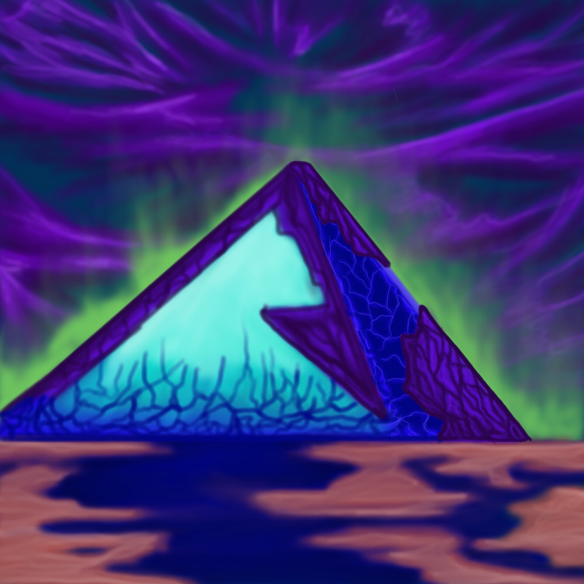 Artstation Giant Psychic Alien Pyramid Eric Baumann