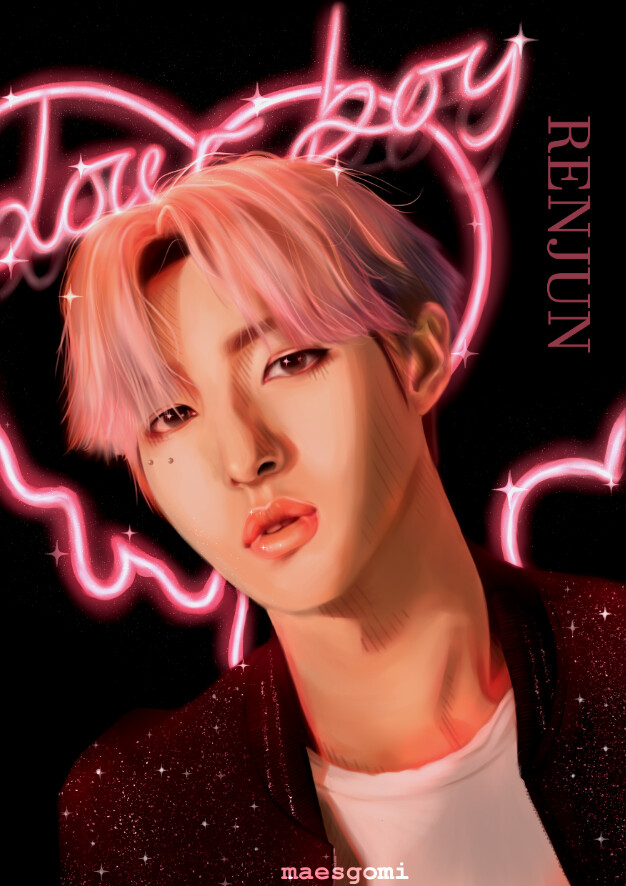 Artstation Nct Dream Renjun Loverboy Amee Maesgomi