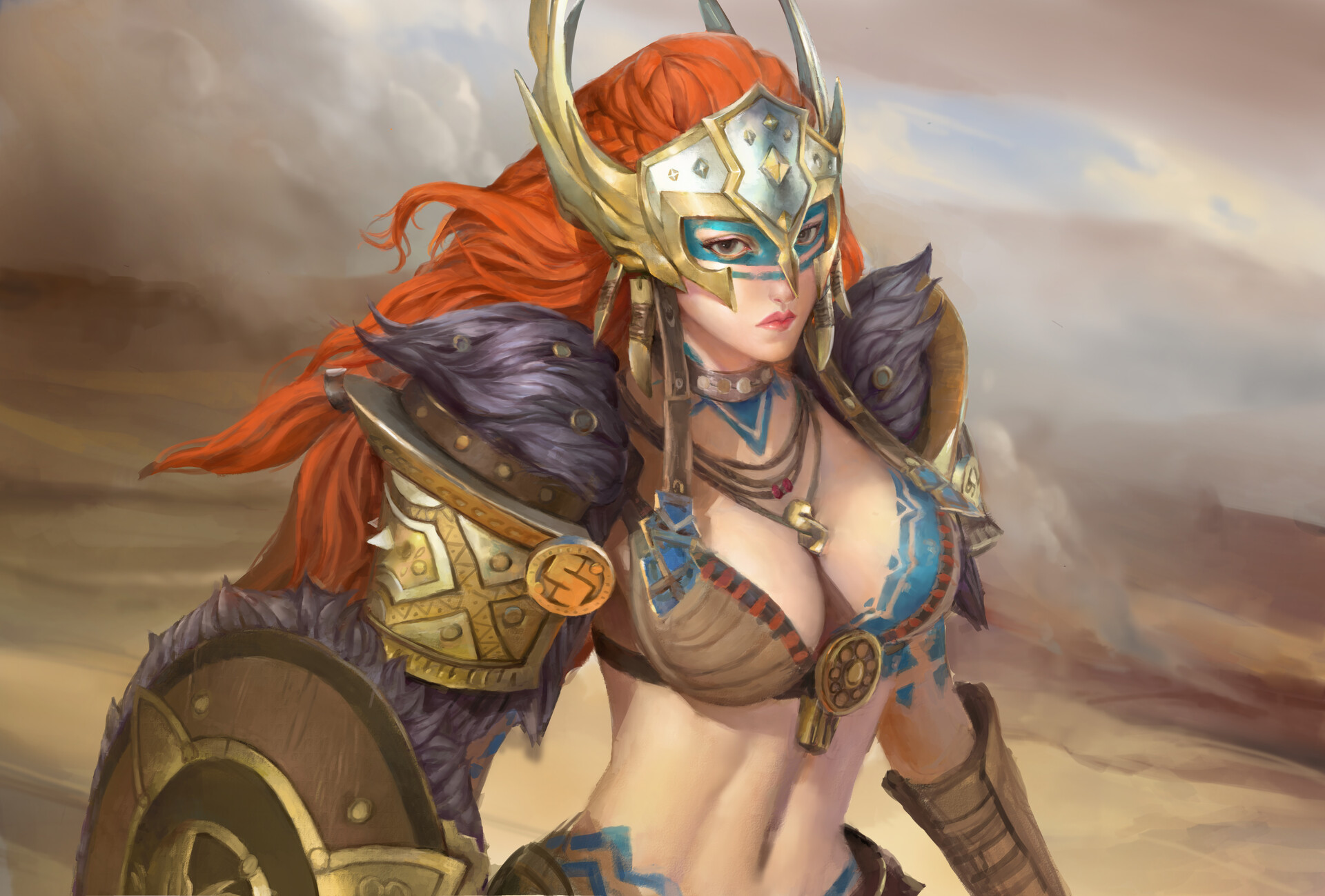 Valkyrie from Raid Shadow Legends by 美玲 陈. 