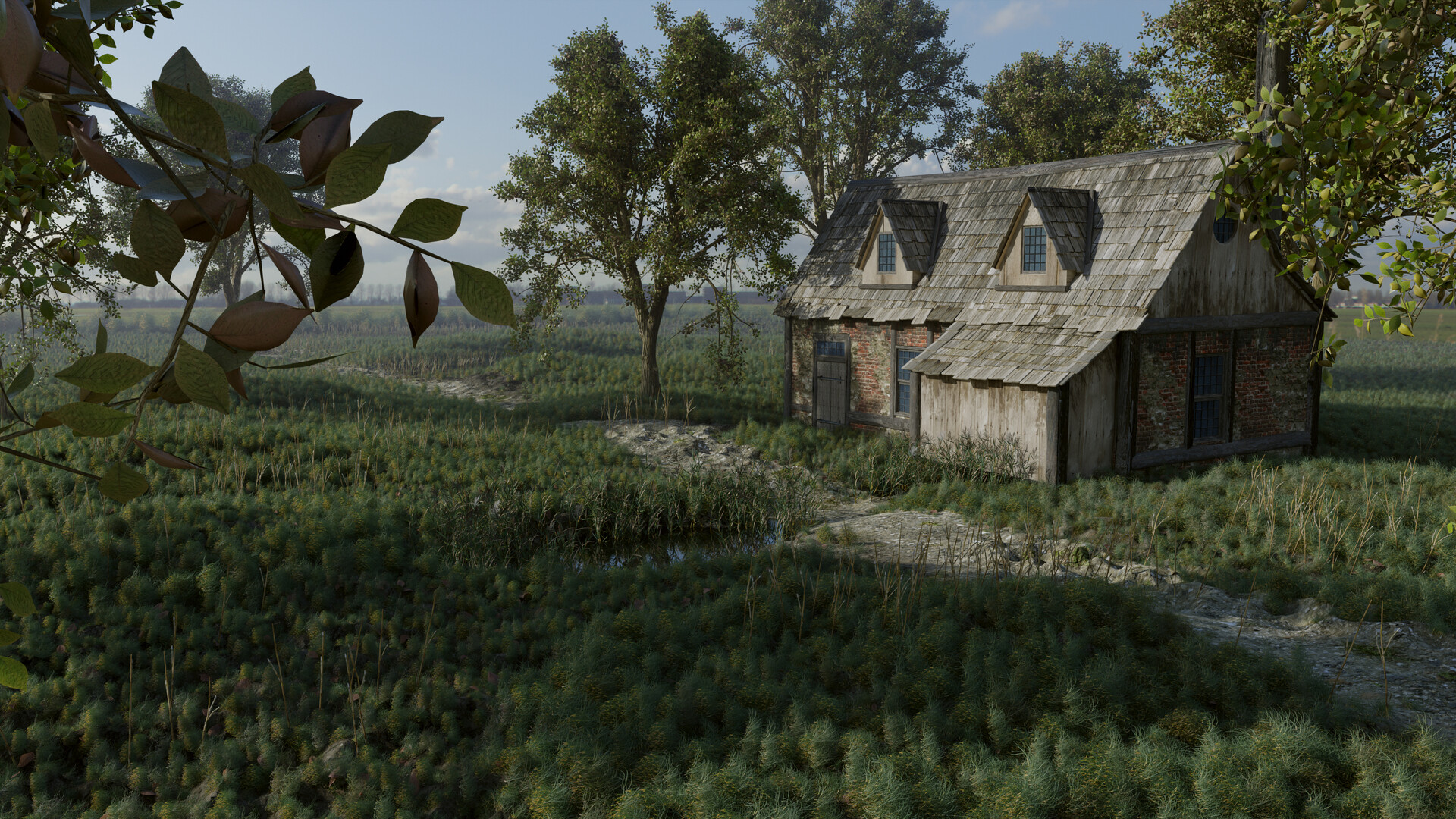 Artstation Farm House Saga Sabari Ganesh