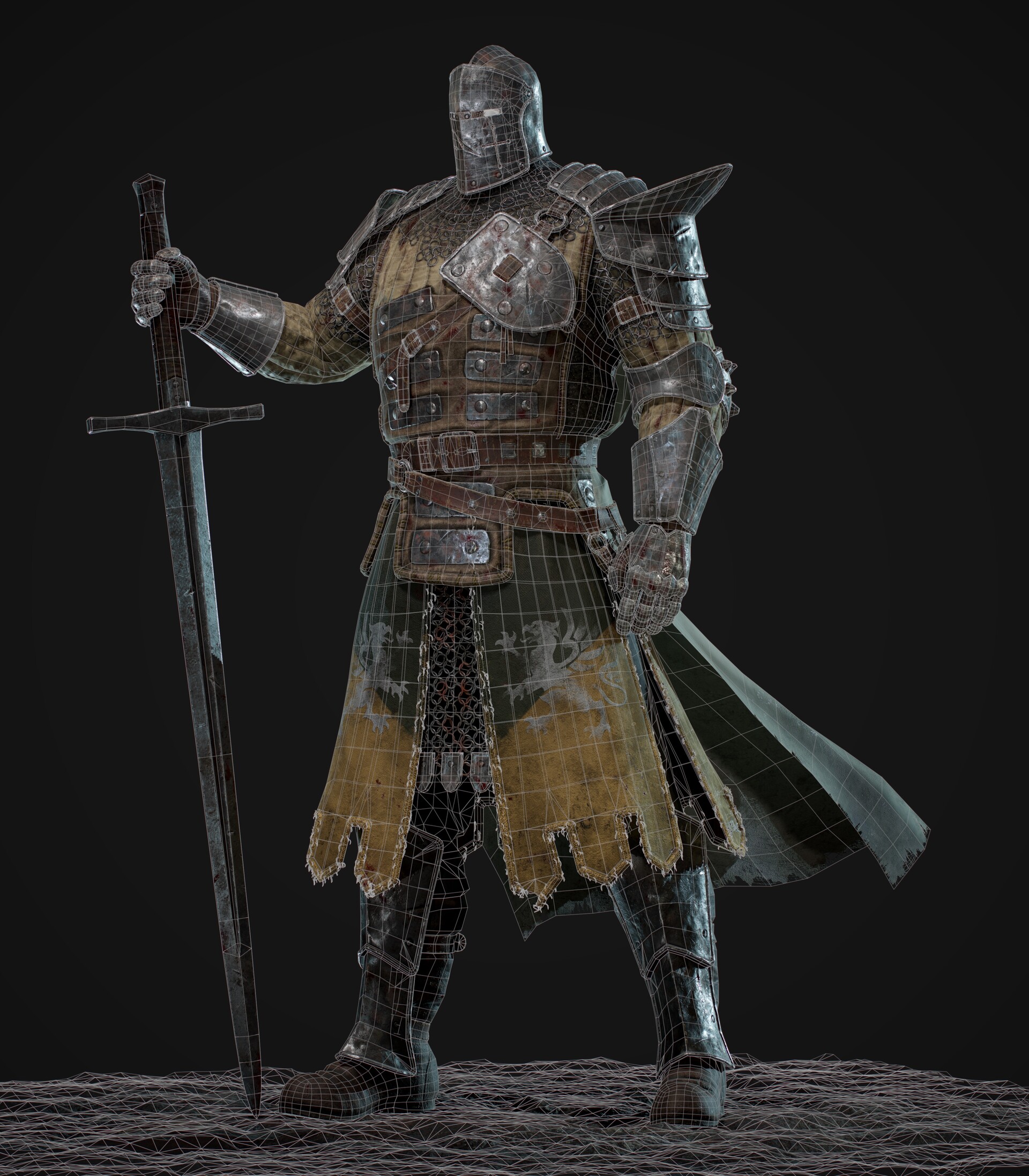 Dmitriy Hrytsaiuk - For Honor - The Warden