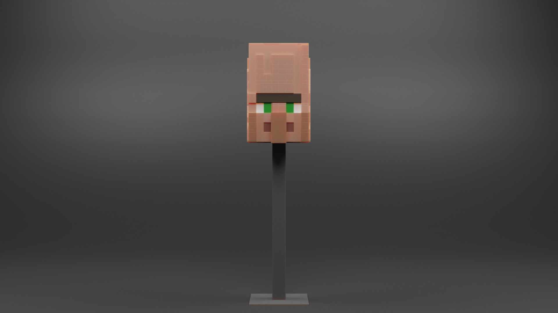 Yaman Abulaban Ultra HD Minecraft Villager Head Model