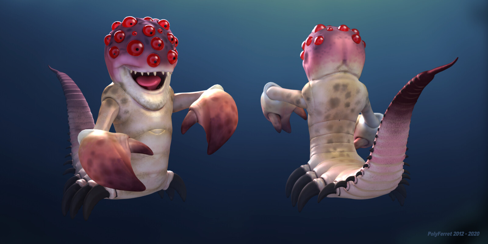 New render for Alien Lobster.