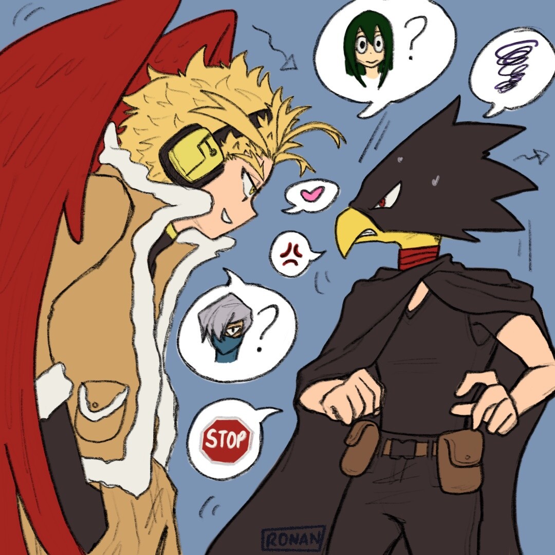 Artstation Hawks And Tokoyami Being Chaotic 3720