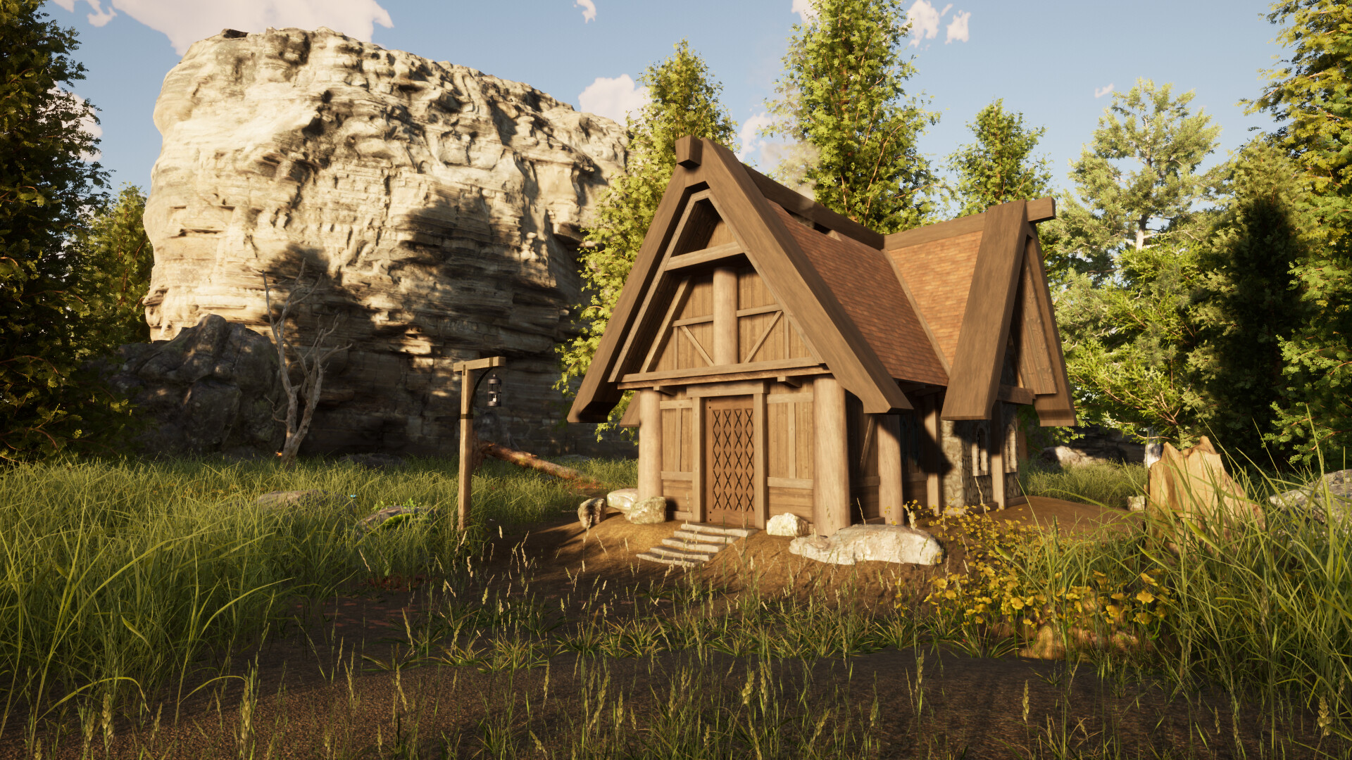 ArtStation Skyrim Breezehome