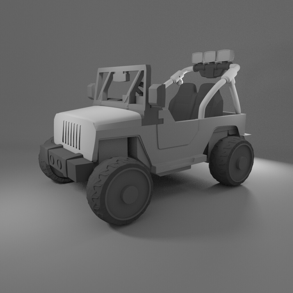 Evangelina Hsu Power Wheel Jeep