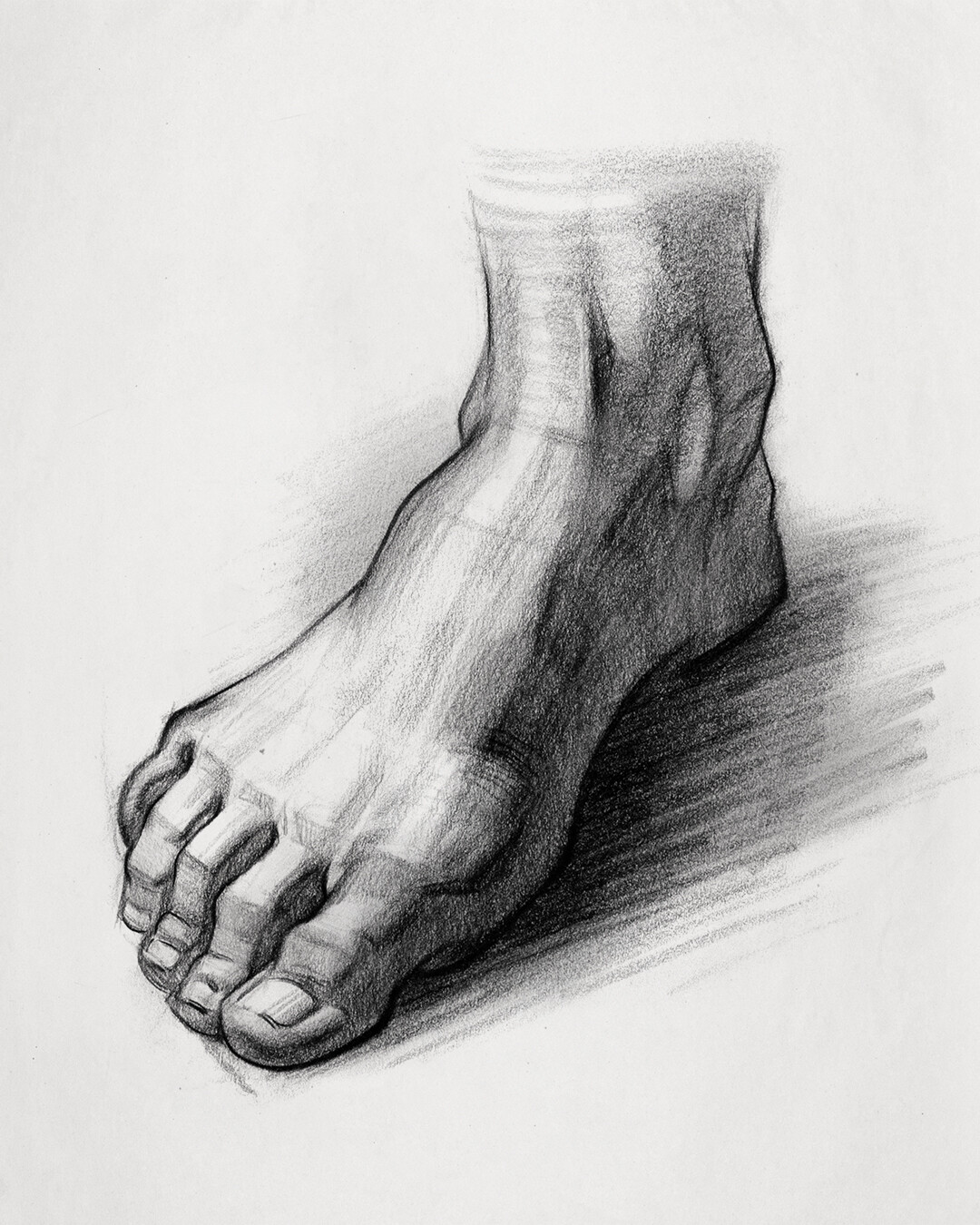 Feet Drawing Pencil Sketch Colorful Realistic Art Ima - vrogue.co