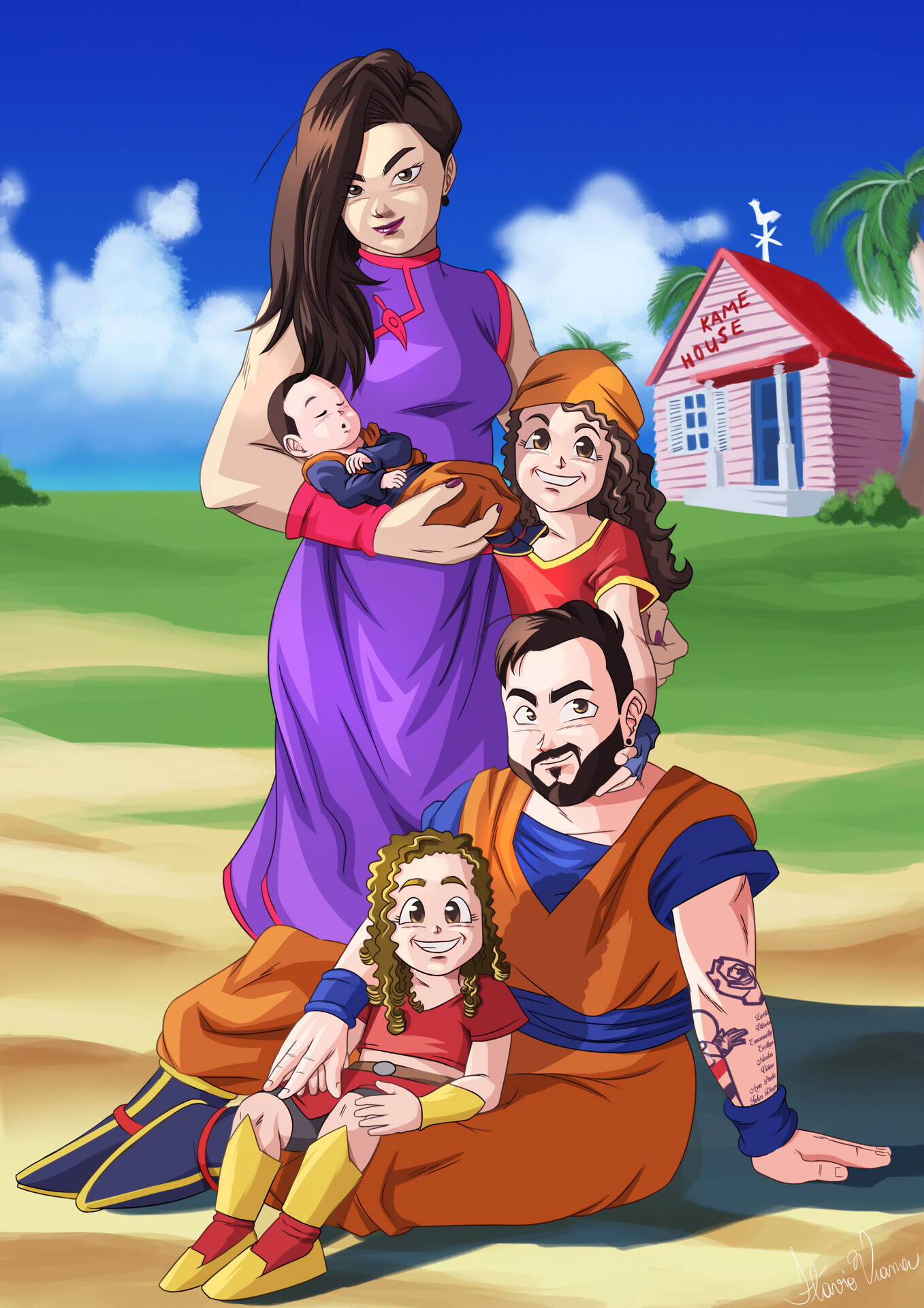ArtStation - Family portrait #015