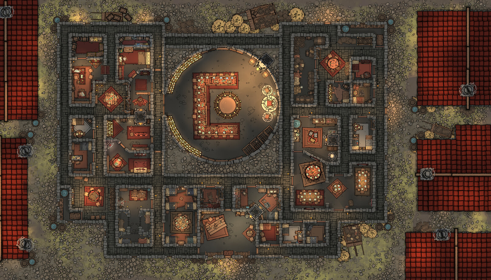 Battle Map | Thieves' Guild Stronghold