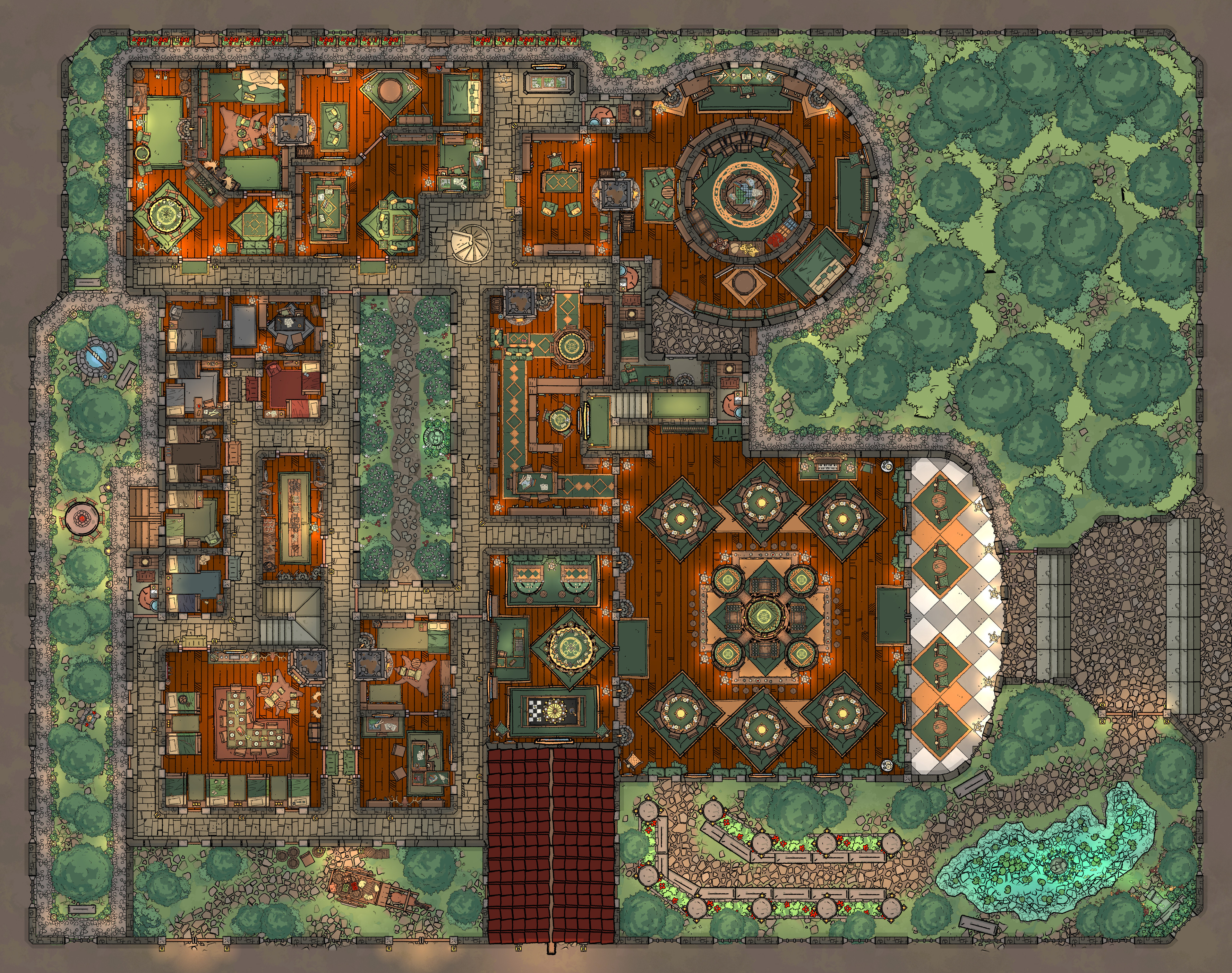 2nd Floor of Wealthy Noble Estate 3