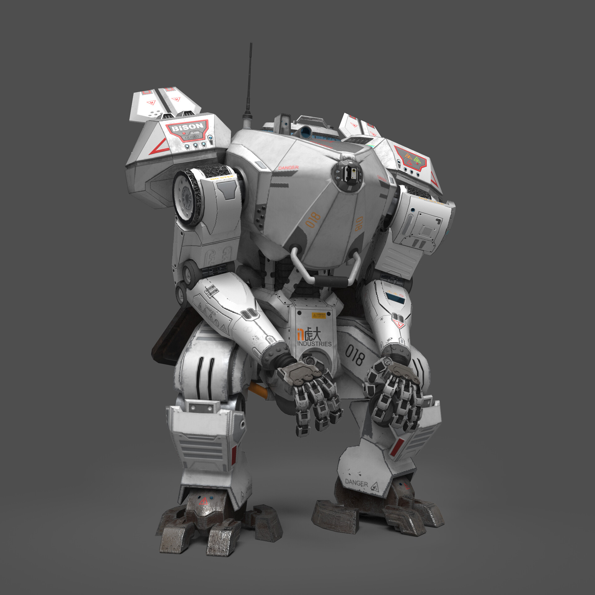 Concept art of scrapped Bison titan : r/titanfall