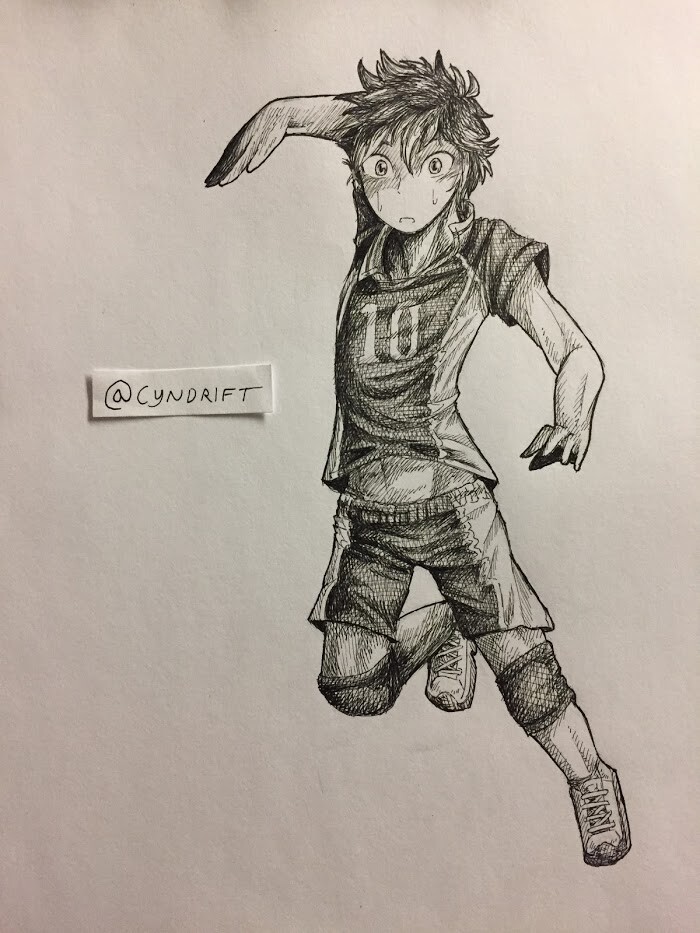 ArtStation - Hinata (Inktober Haikyuu fan art)