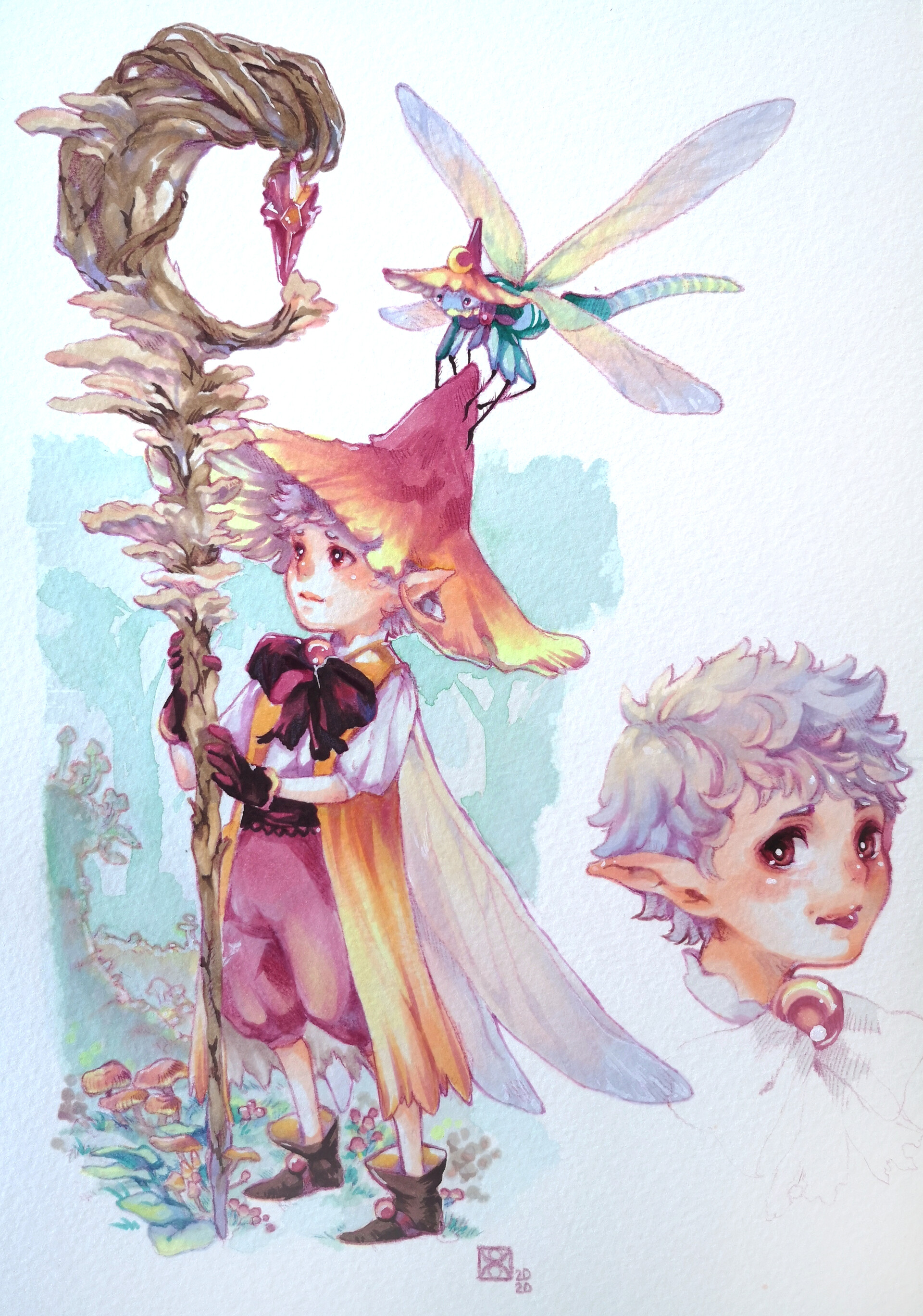 Artstation Cdc Mushroom Fairy Mage Matteo Brizio Little owl drawing illustration, owl mushrooms on, food, happy birthday vector images, owl png. artstation cdc mushroom fairy mage