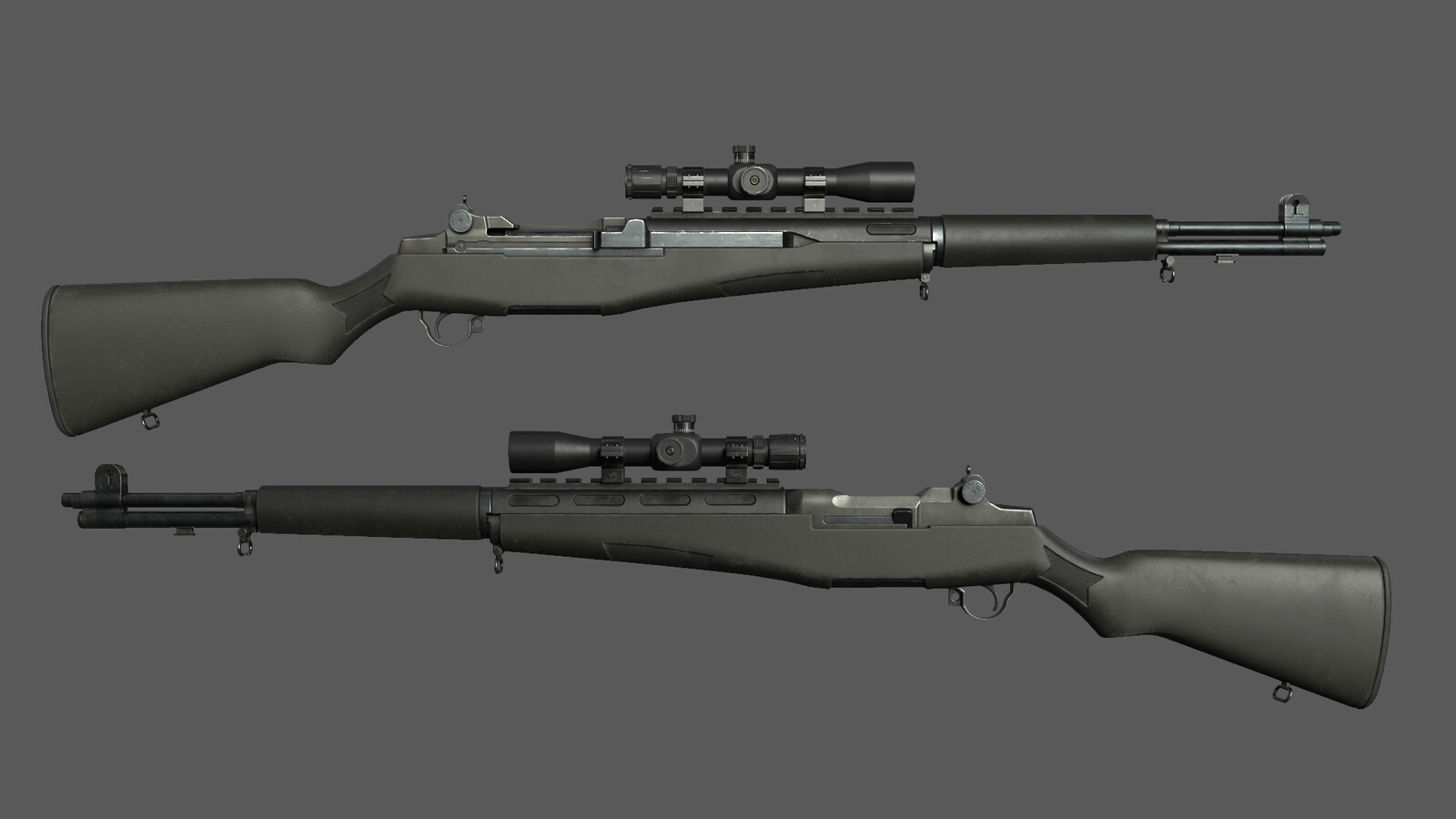 Charles lawrence gerodias modern m1 garand w scope