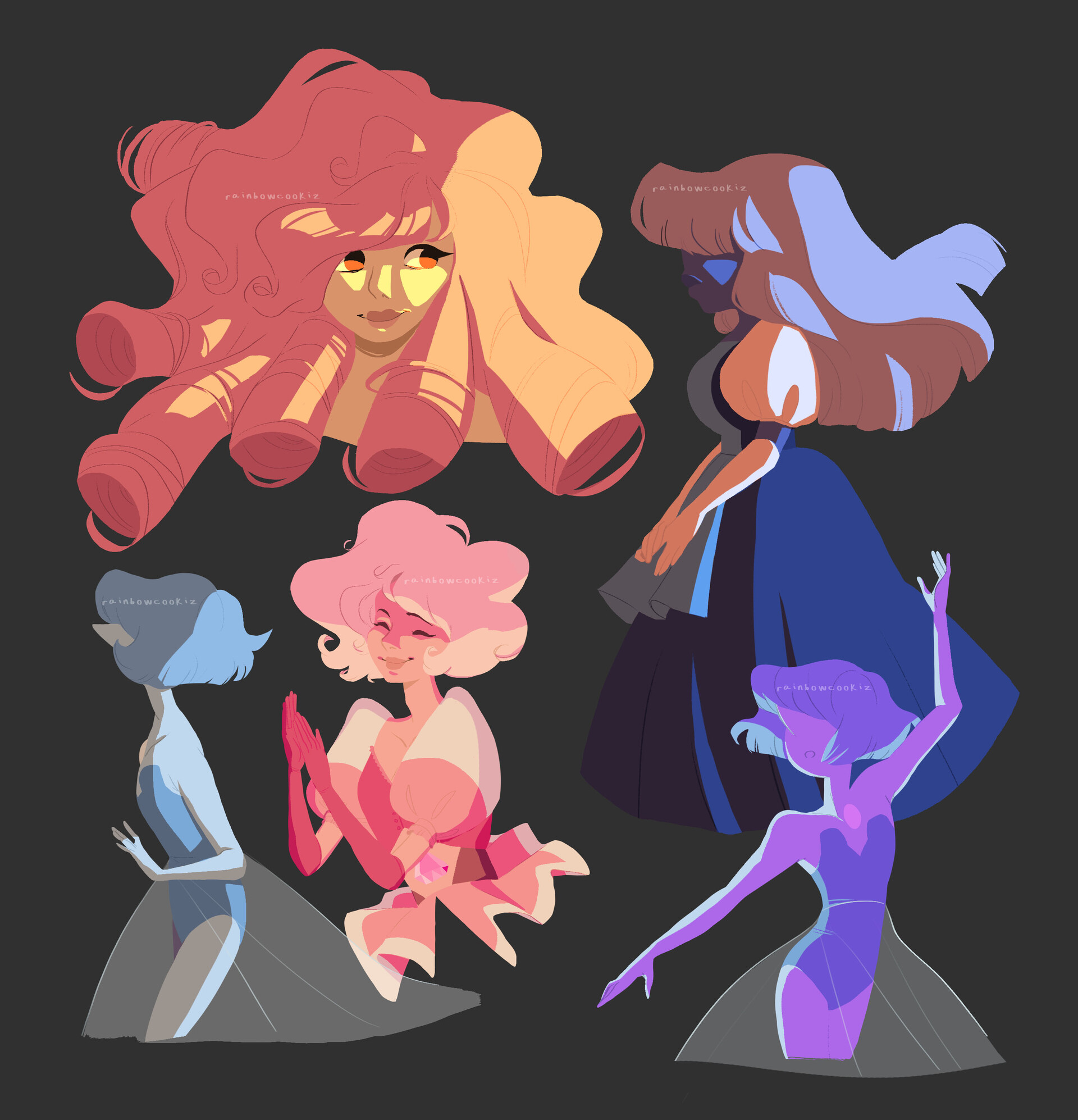 ArtStation - Steven Universe Fanart: Aristocrats