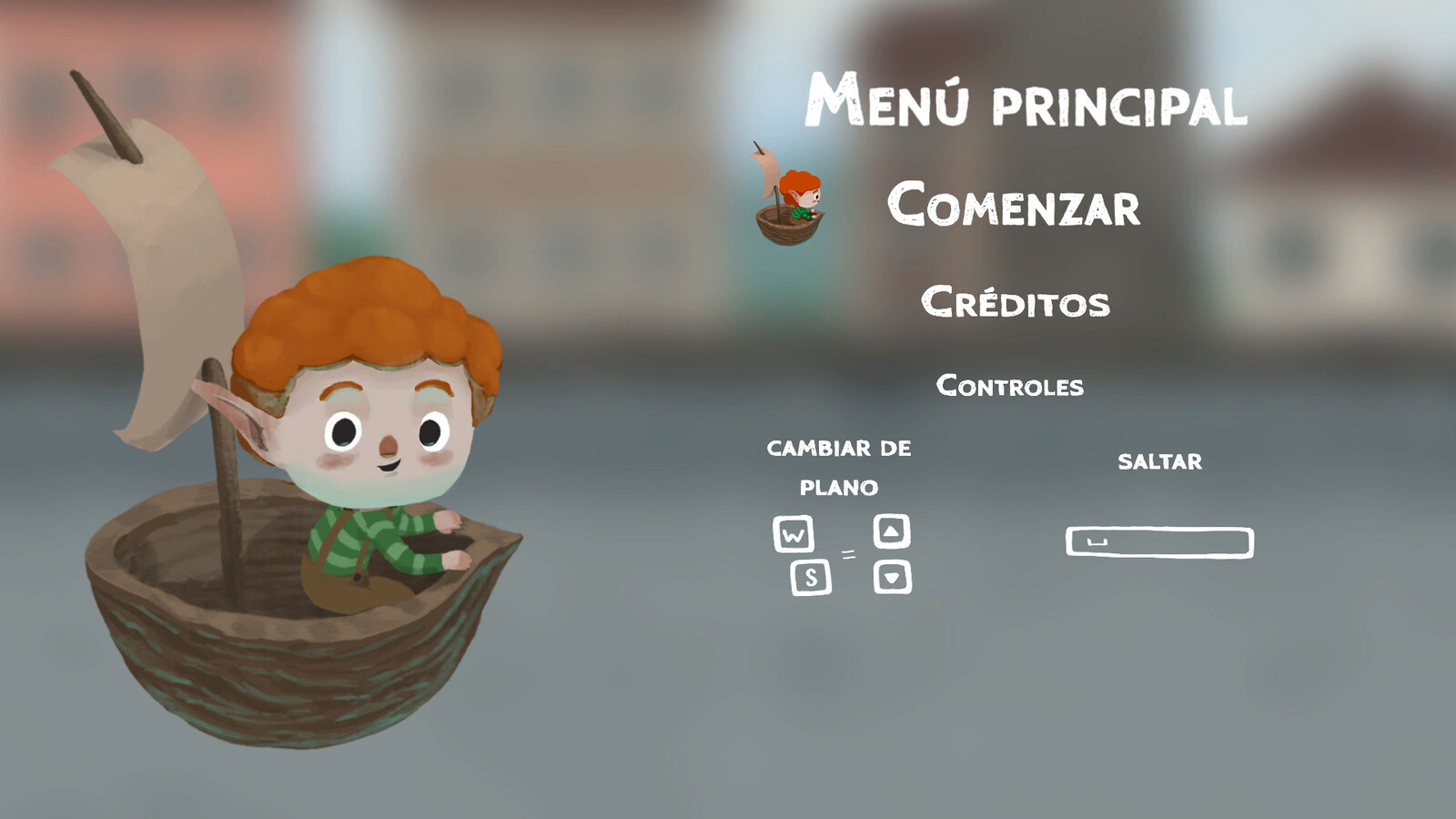 Game main menu