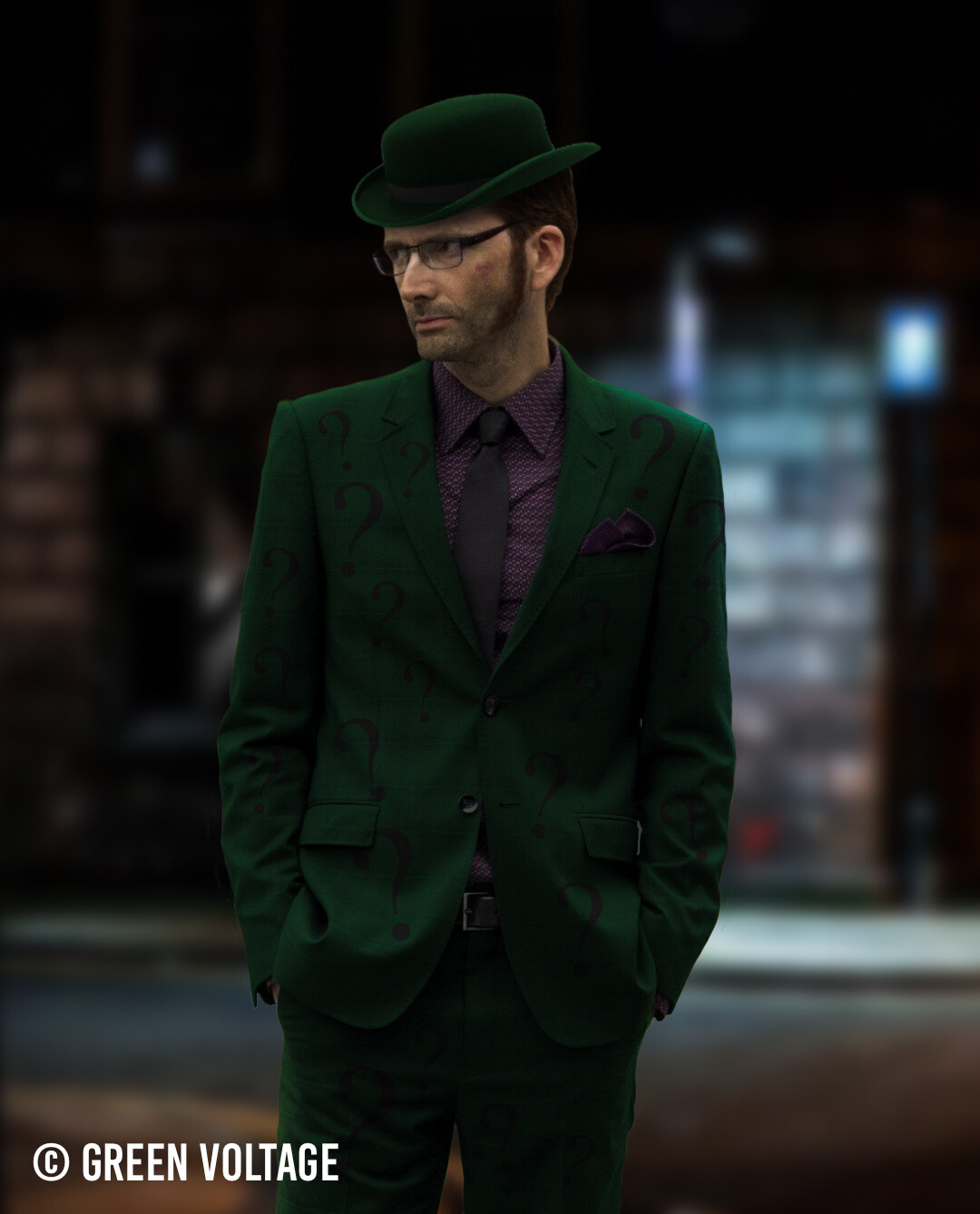 Green Voltage - David Tennant as Edward Nygma/The Riddler