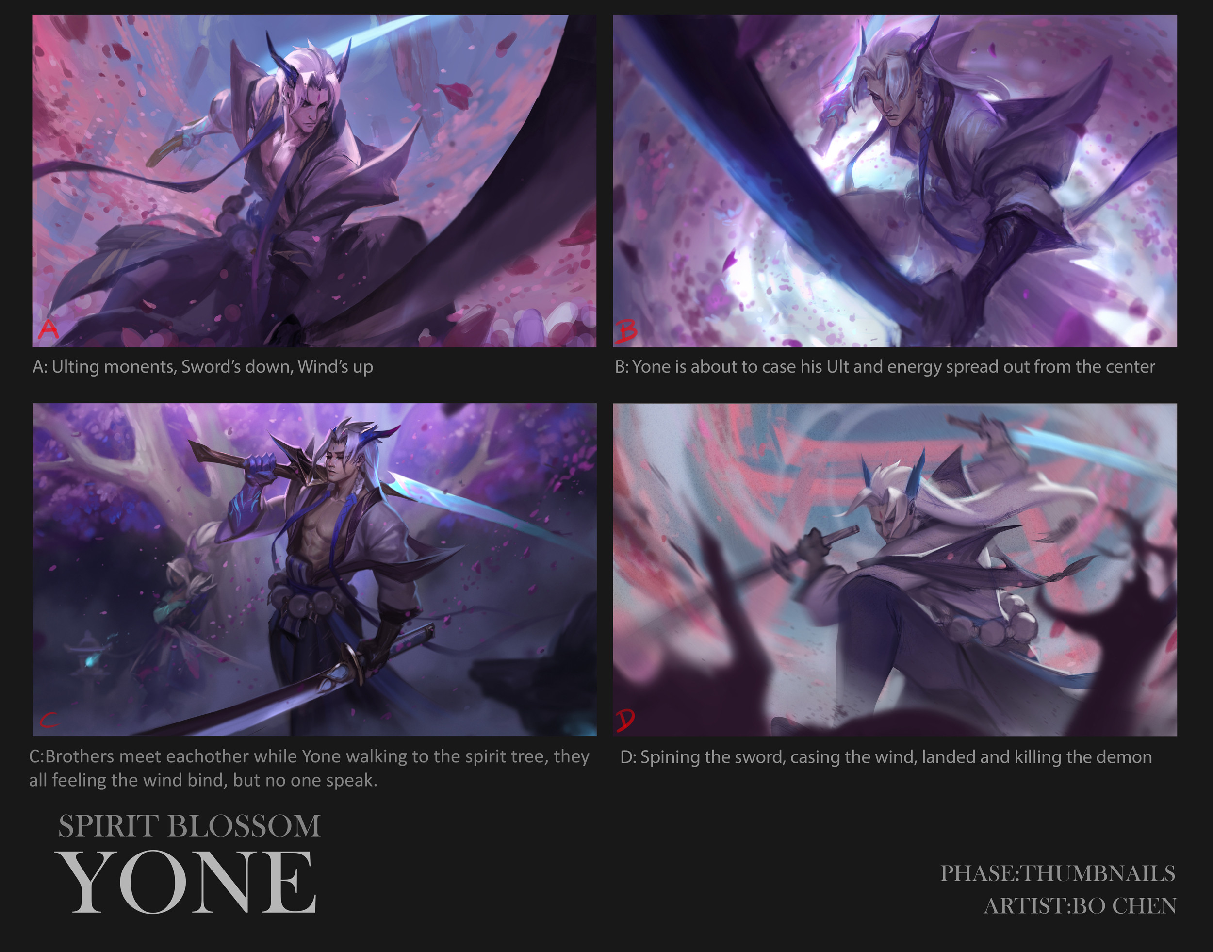Artstation Spirit Blossom Yone Splash Bo Chen