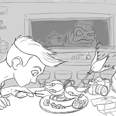 Kc raven alien dinner