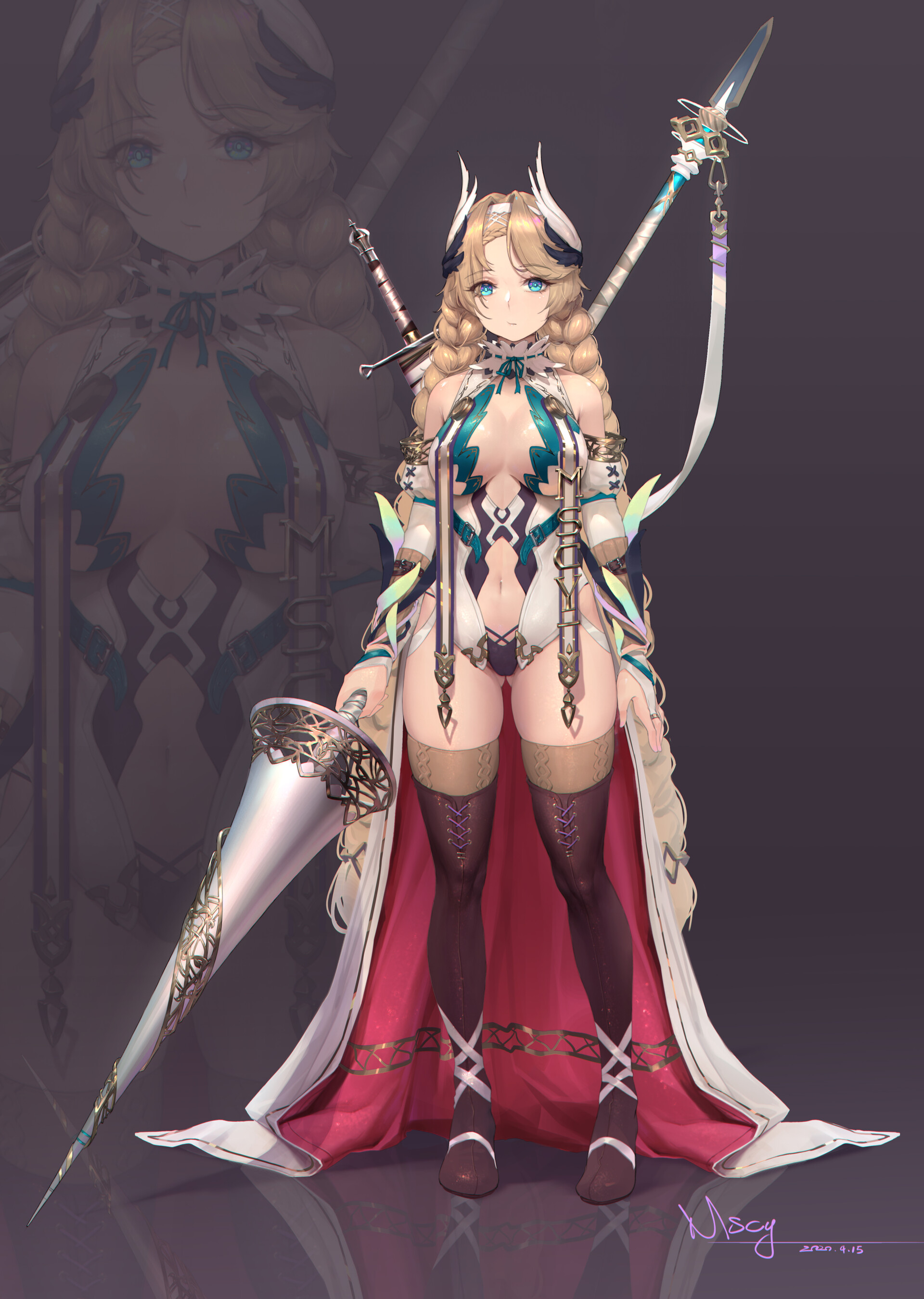 Artstation 角色设计 椿芽美山