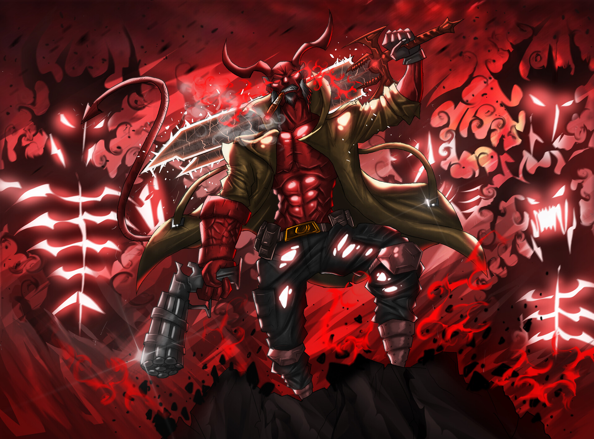 ArtStation - Hellboy Fanart