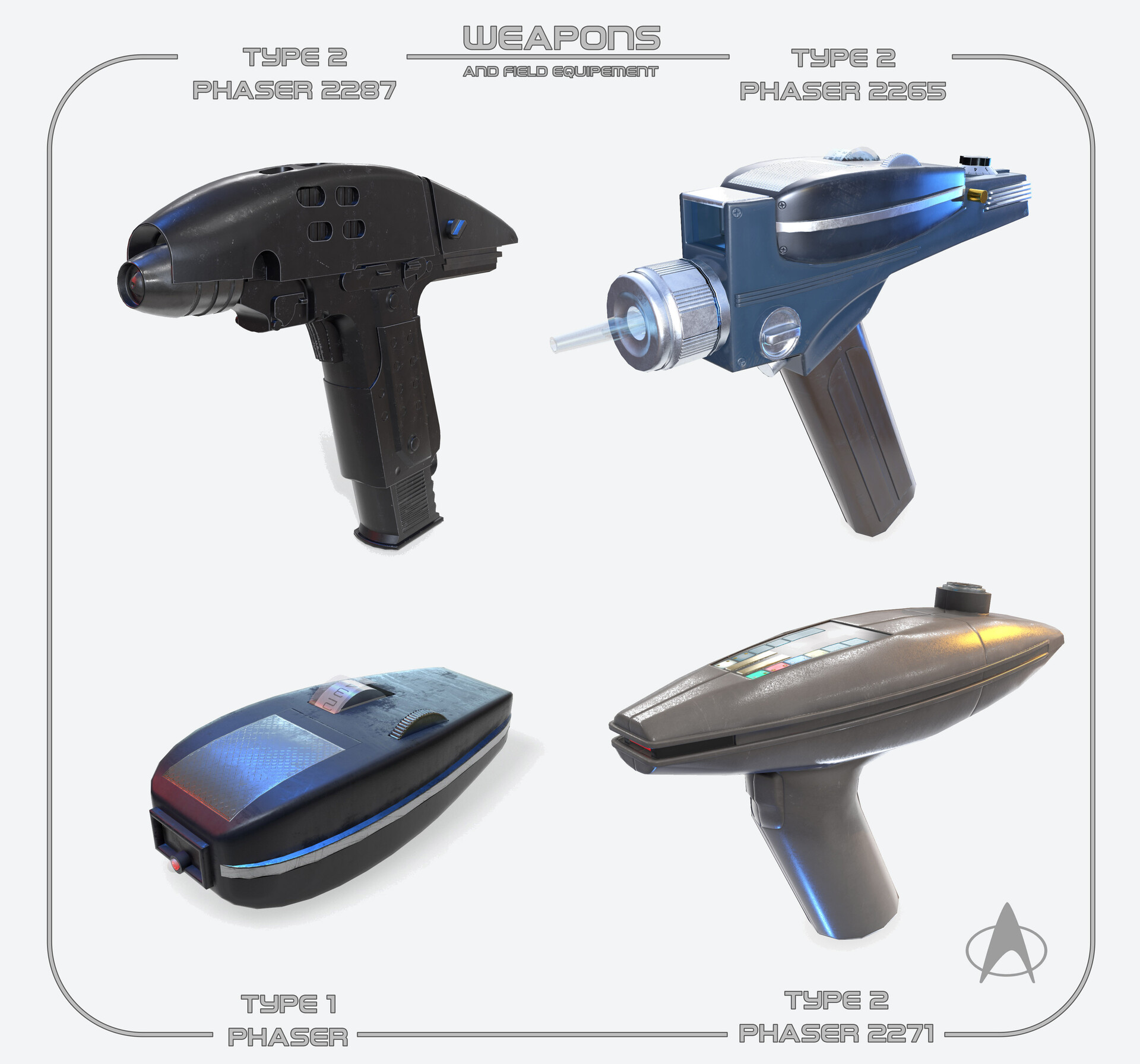 star trek types of weapons