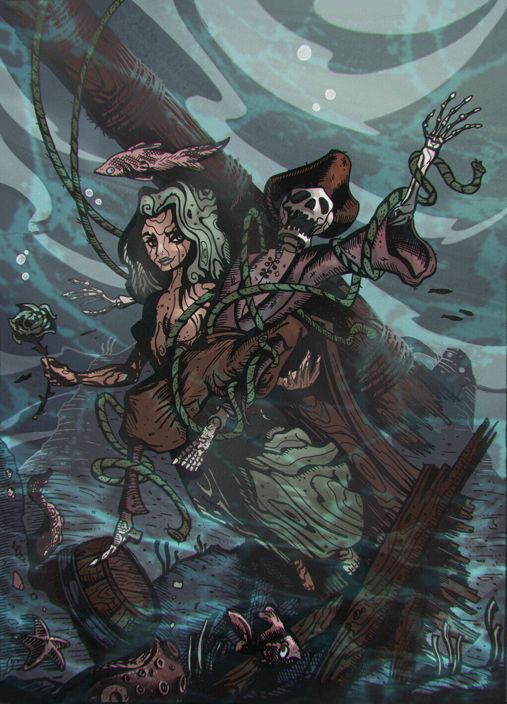 Capt Spooky and Rosepike