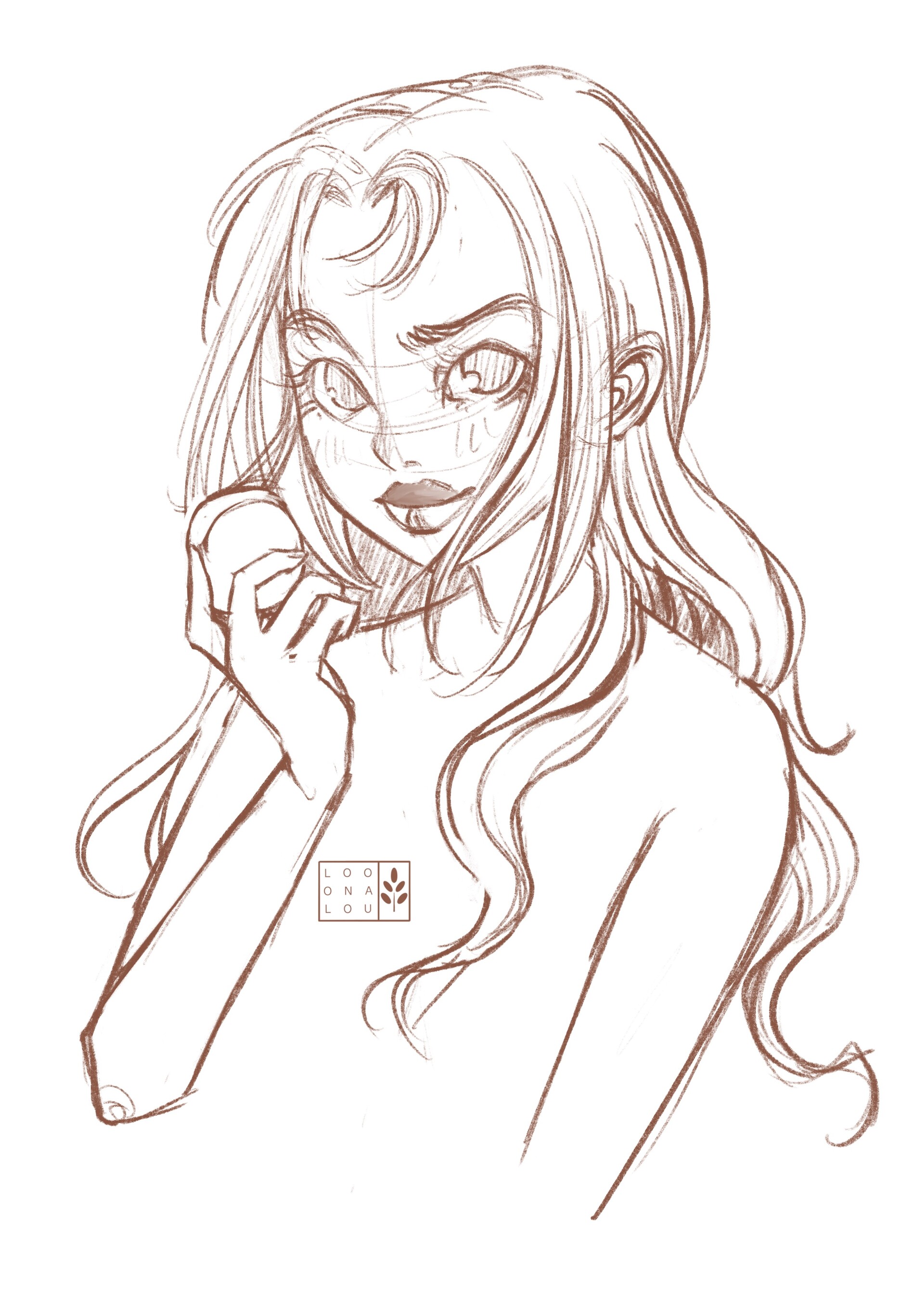 Looona Lou - Peach Girl Commission