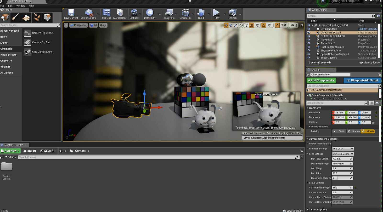 Here is the Teapot model in Unreal.
