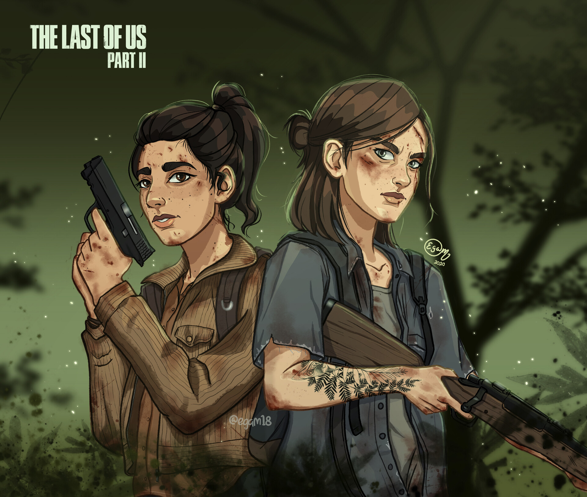 ArtStation - Ellie - The Last of Us Part II