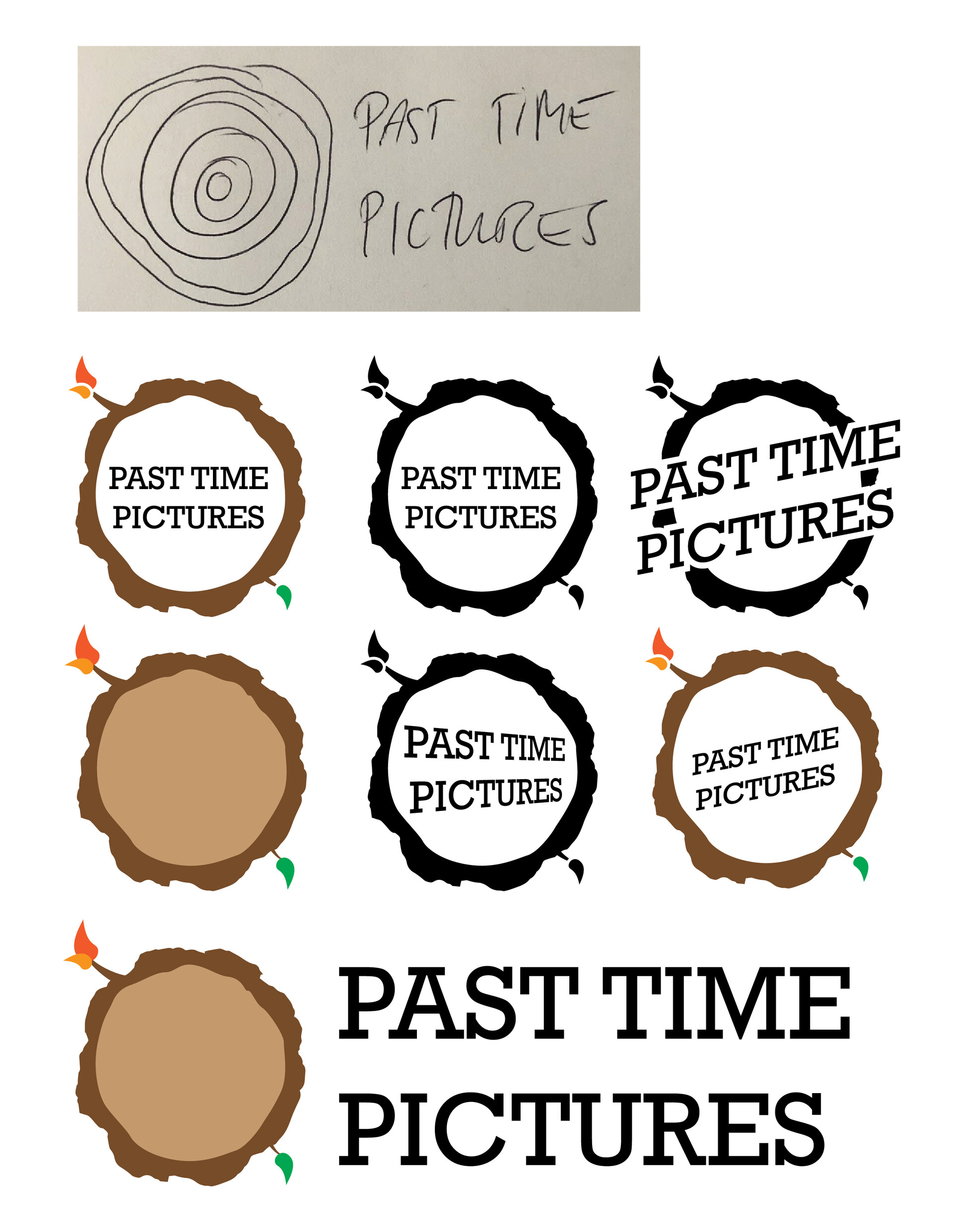 ArtStation - Past Time Pictures - Logo Options